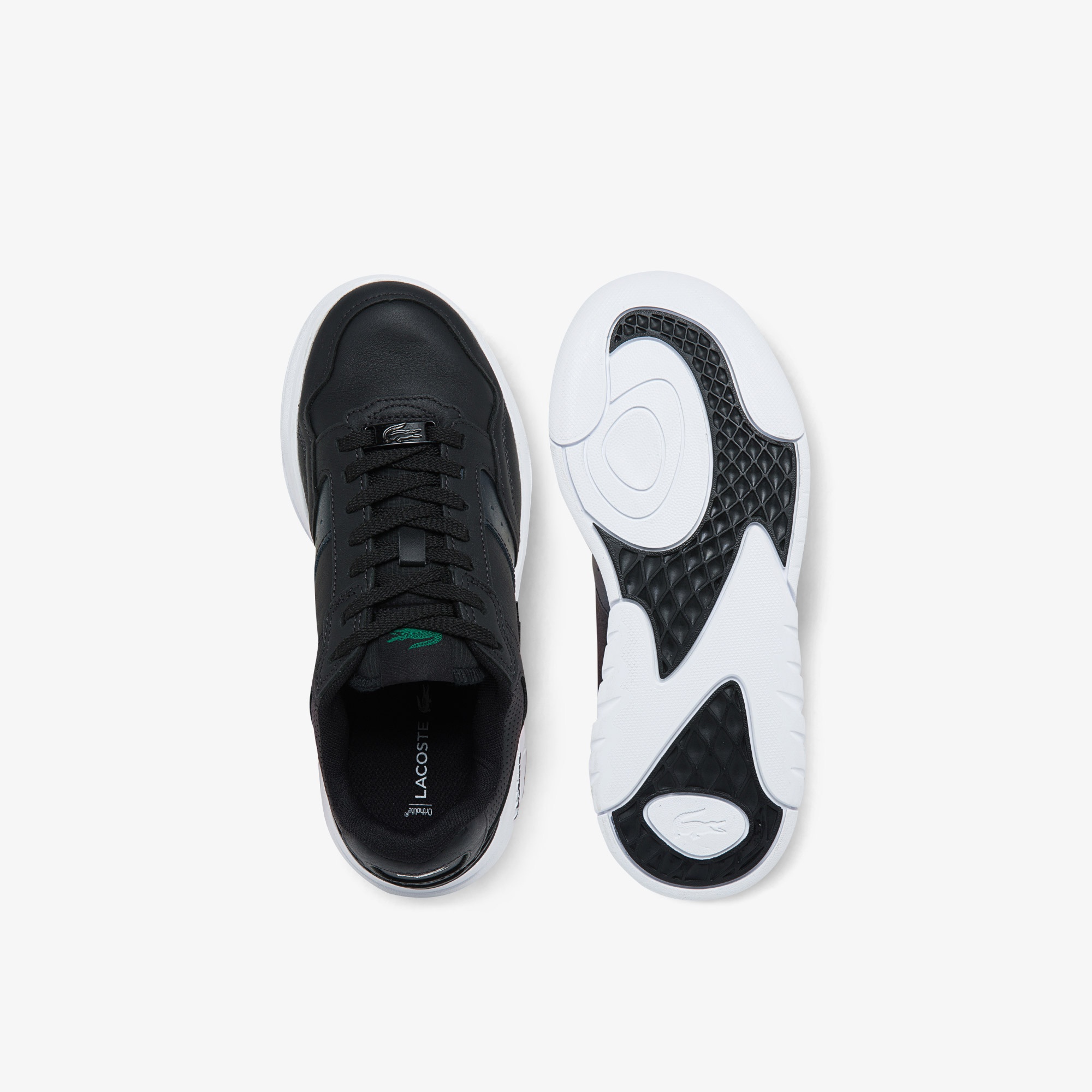 Lacoste Game Advance Luxe Kadın Deri Siyah Sneaker