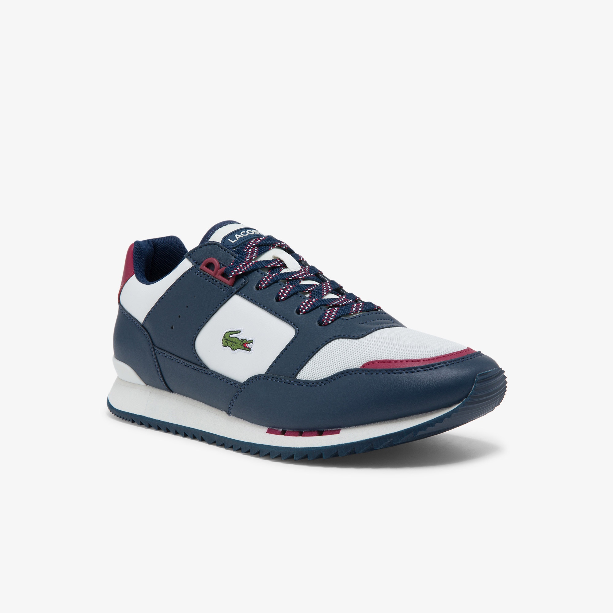 Lacoste Partner Piste 0121 3 Sma Erkek Deri Lacivert Sneaker