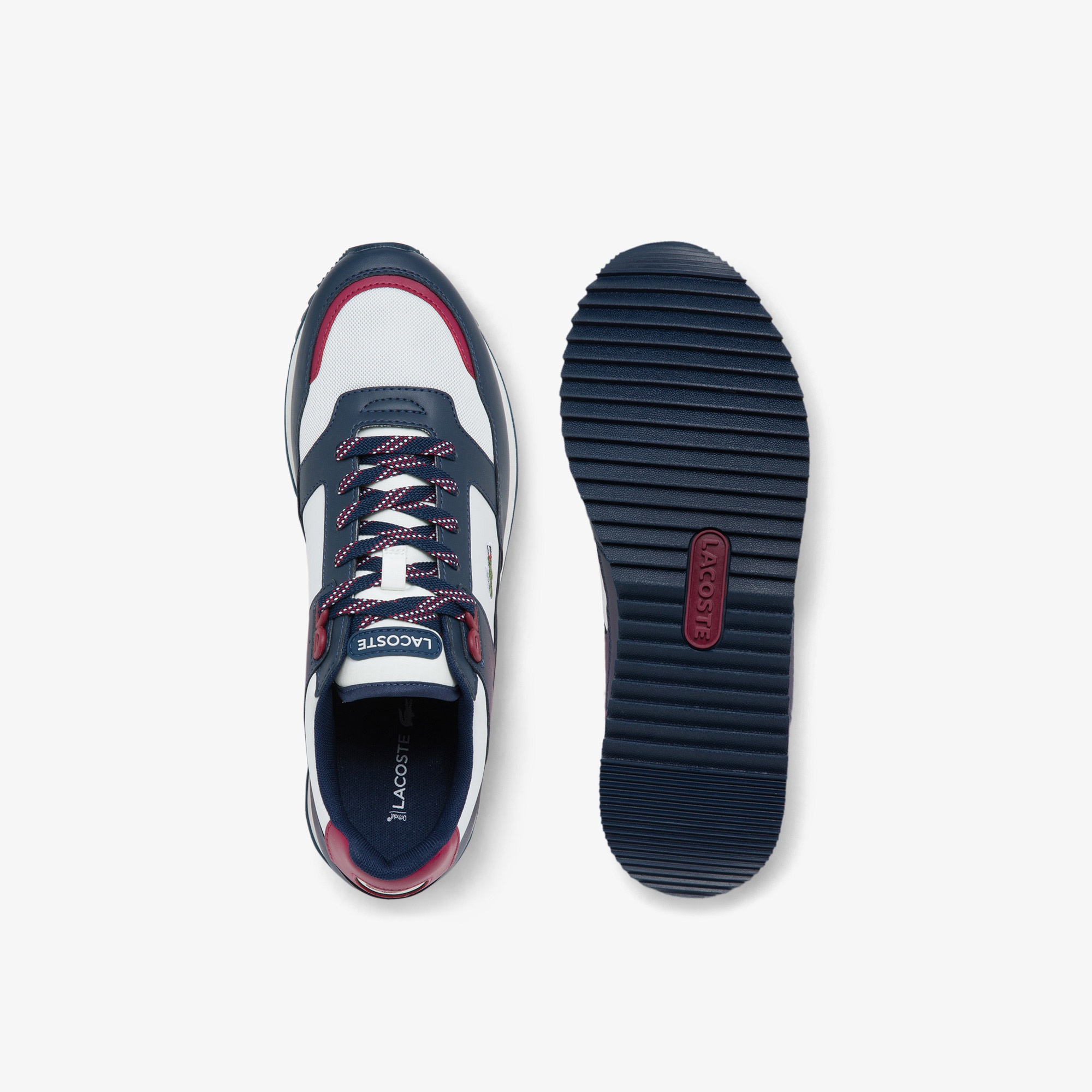 Lacoste Partner Piste 0121 3 Sma Erkek Deri Lacivert Sneaker