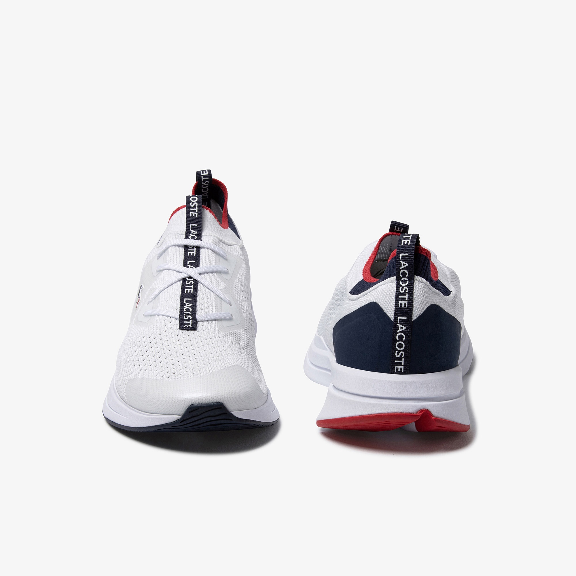 Lacoste Run Spin Knitoly Erkek Beyaz Sneaker