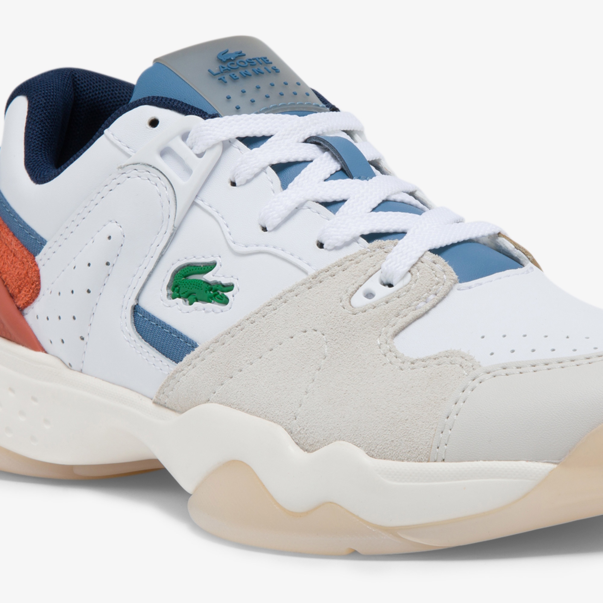 Lacoste T-Point 0121 3 Sfa Kadın Deri Beyaz Sneaker