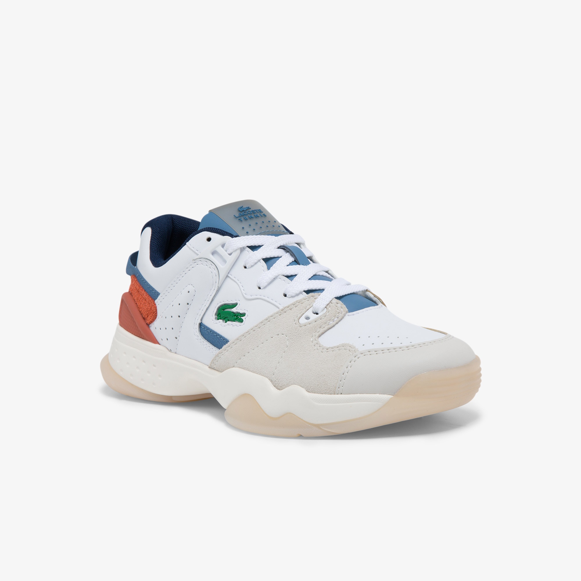 Lacoste T-Point 0121 3 Sfa Kadın Deri Beyaz Sneaker