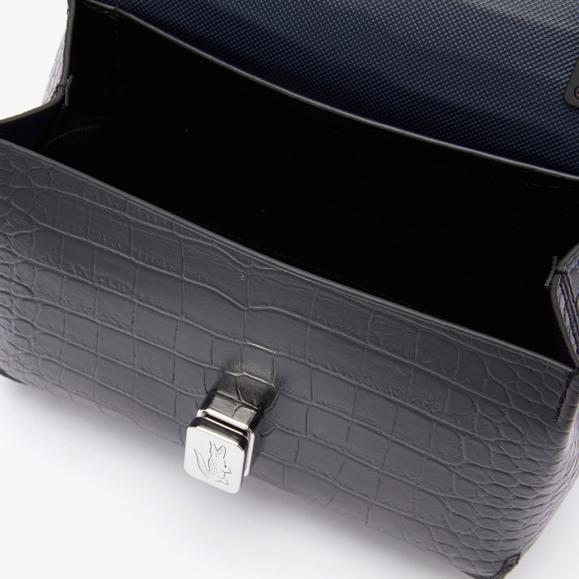 Lacoste Amelia Seasonal Kadın Deri Siyah Postacı Çantası