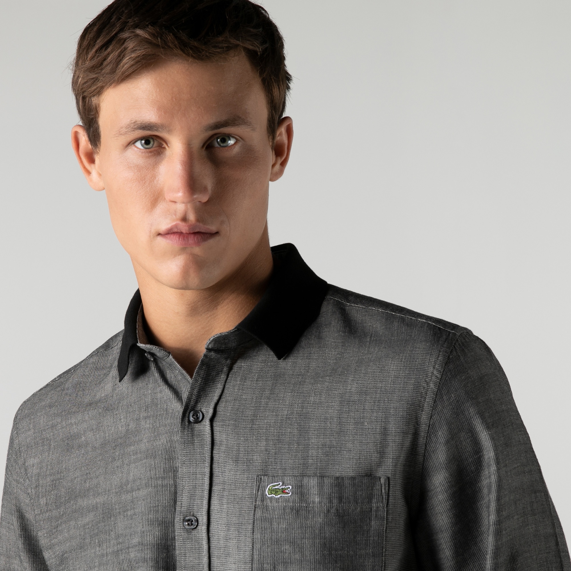 Lacoste Erkek Regular Fit Siyah Gömlek