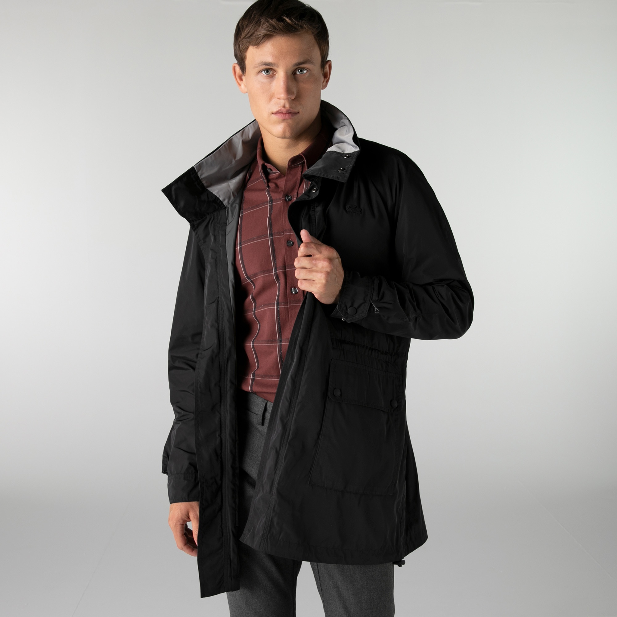 Lacoste Erkek Siyah Mont