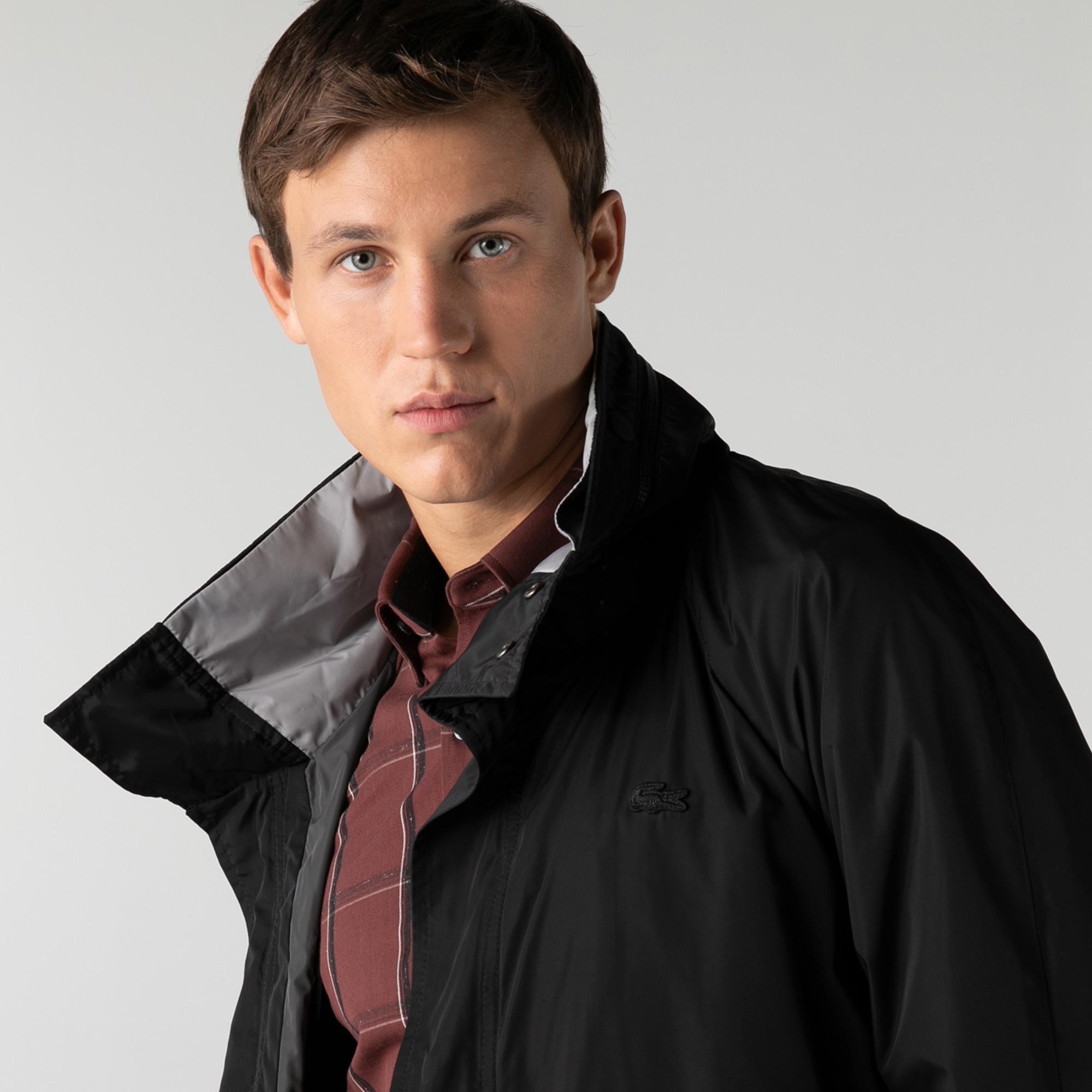 Lacoste Erkek Siyah Mont