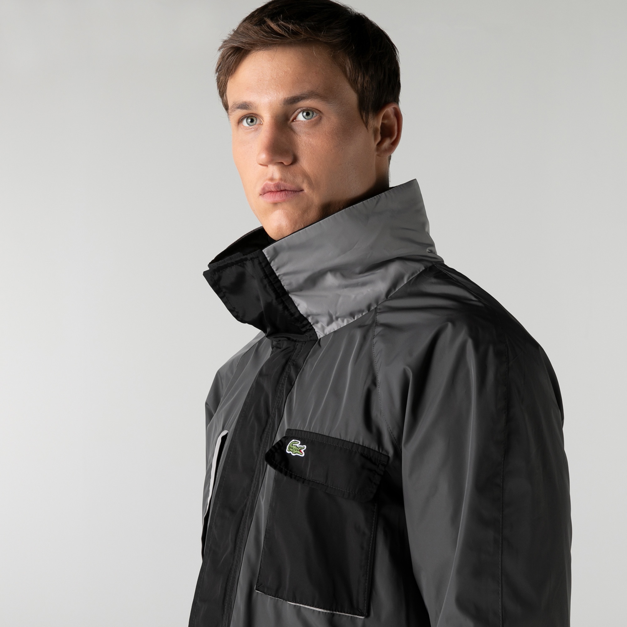 Lacoste Erkek Siyah Mont