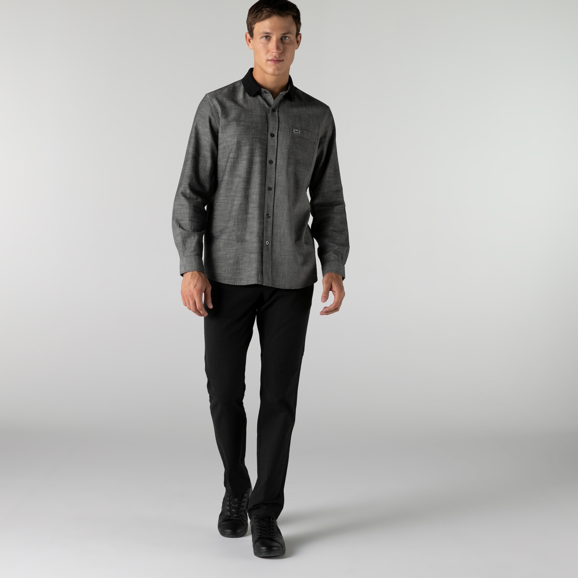 Lacoste Erkek Slim Fit Koyu Gri Pantolon