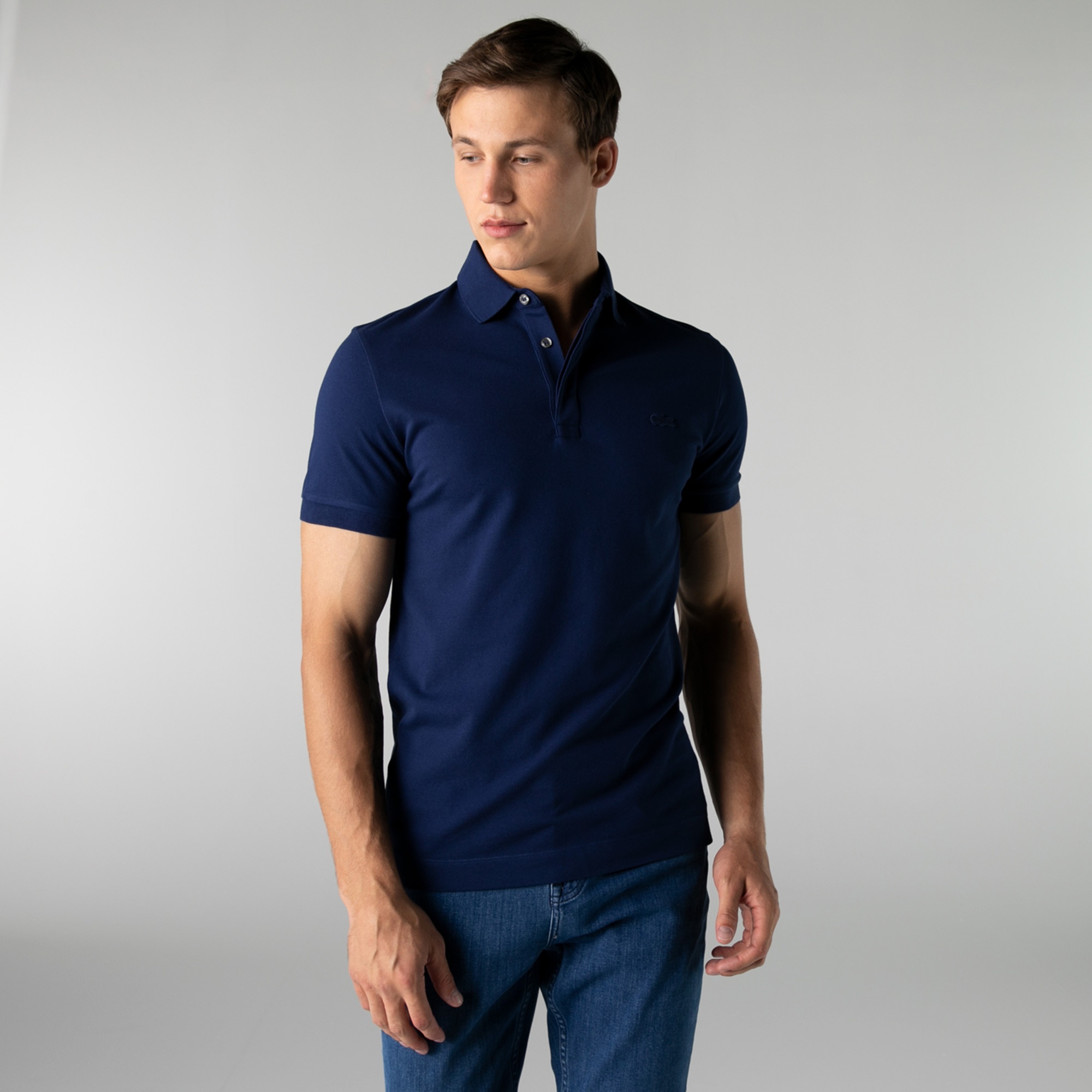 Lacoste Erkek Regular Fit Lacivert Polo