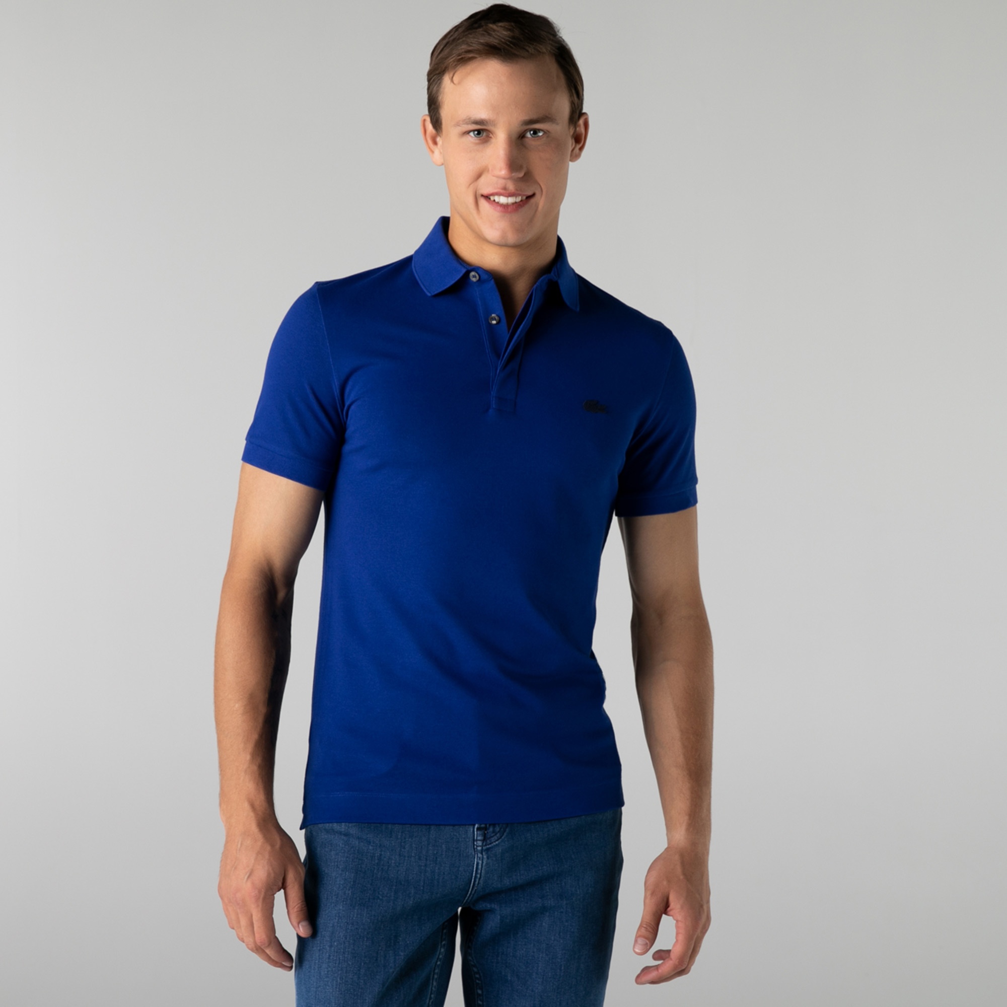 Lacoste Erkek Regular Fit Mavi Paris Polo