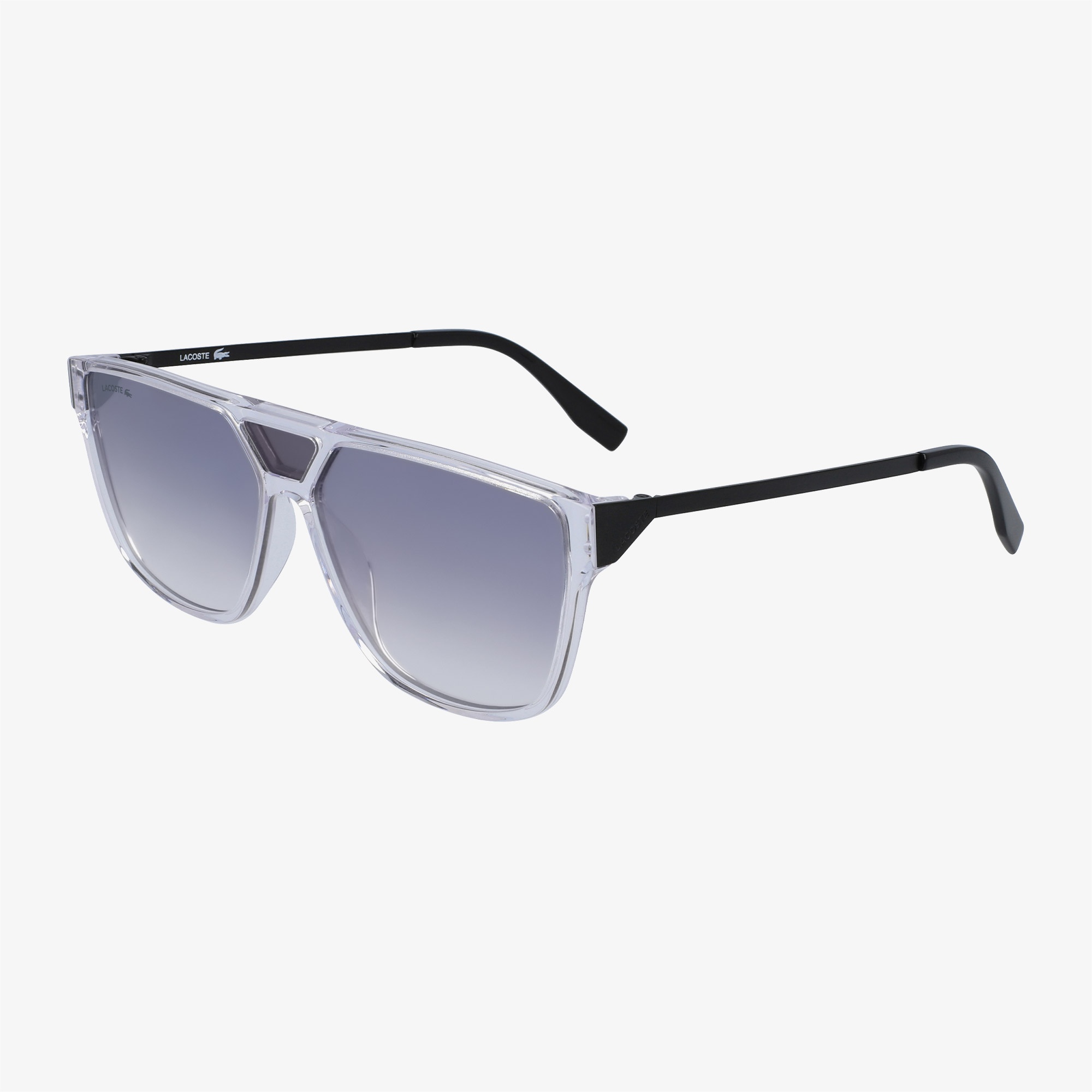 Lacoste Unisex Şeffaf Gri Güneş Gözlüğü
