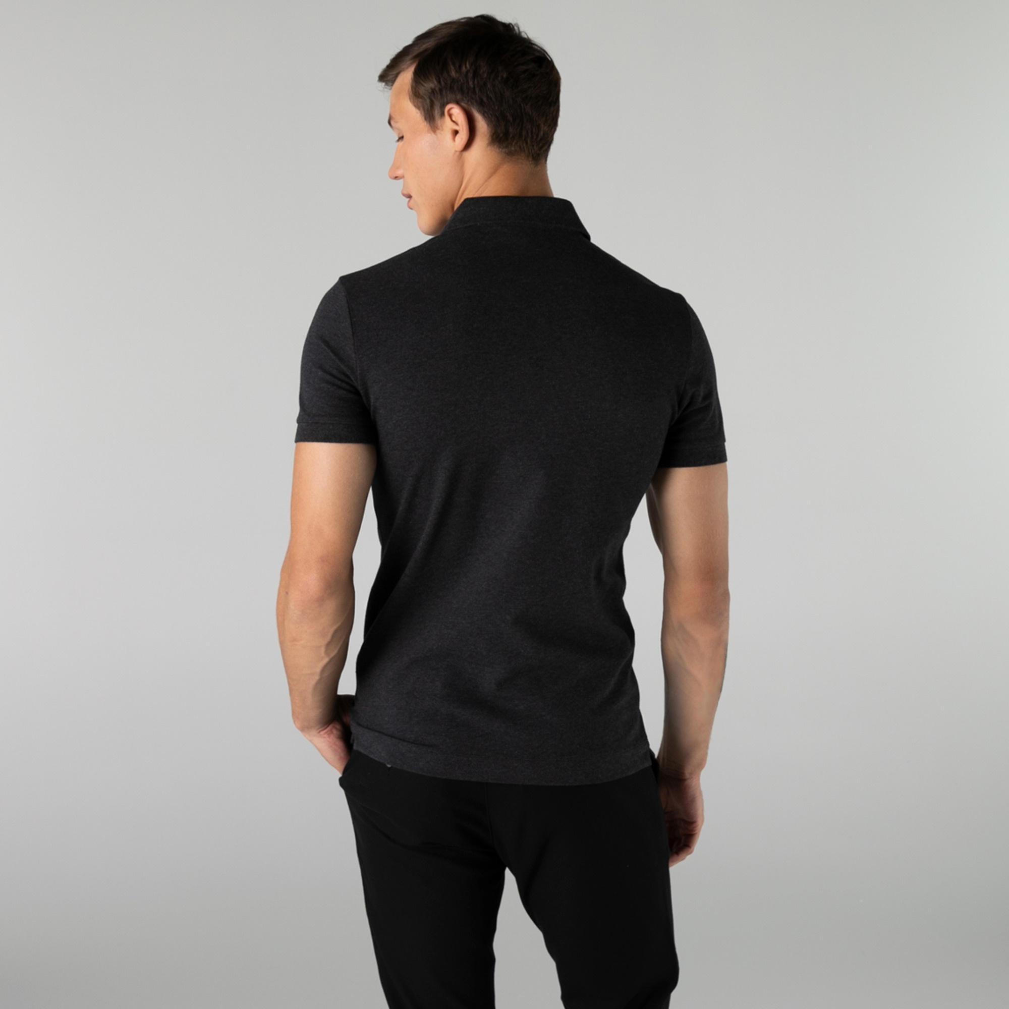 Lacoste Erkek Regular Fit Koyu Gri Polo