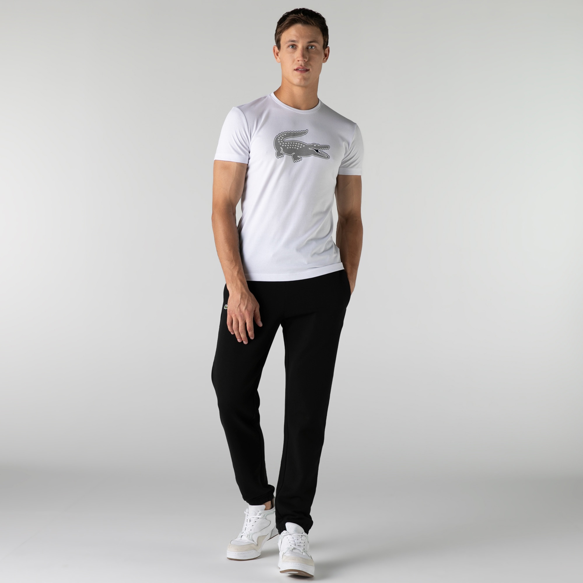 Lacoste SPORT Erkek Regular Fit Siyah Eşofman Altı