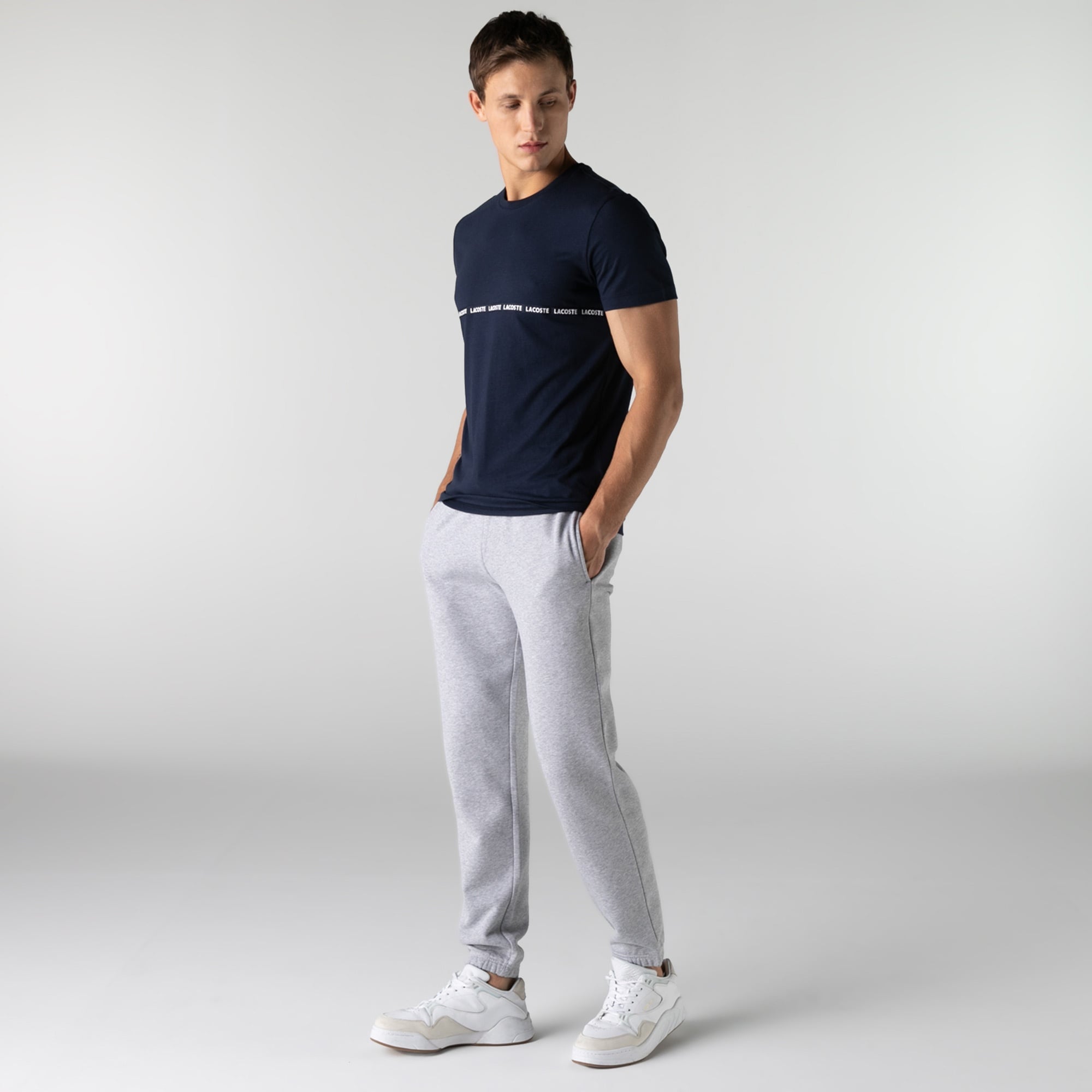 Lacoste SPORT Erkek Regular Fit Gri Eşofman Altı
