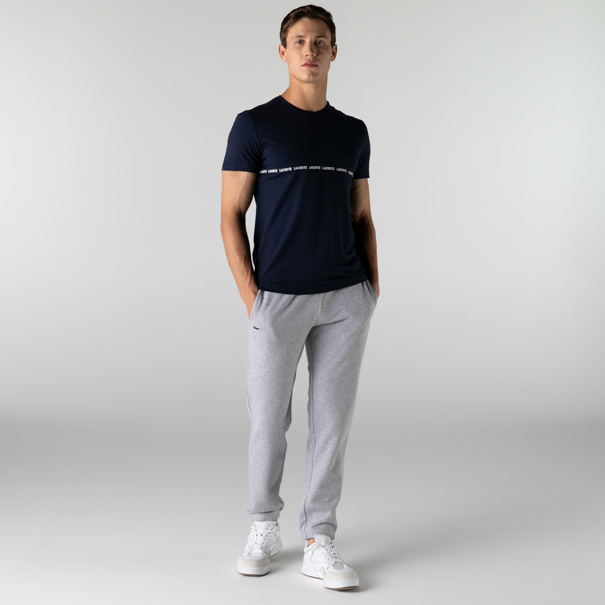 Lacoste SPORT Erkek Regular Fit Gri Eşofman Altı