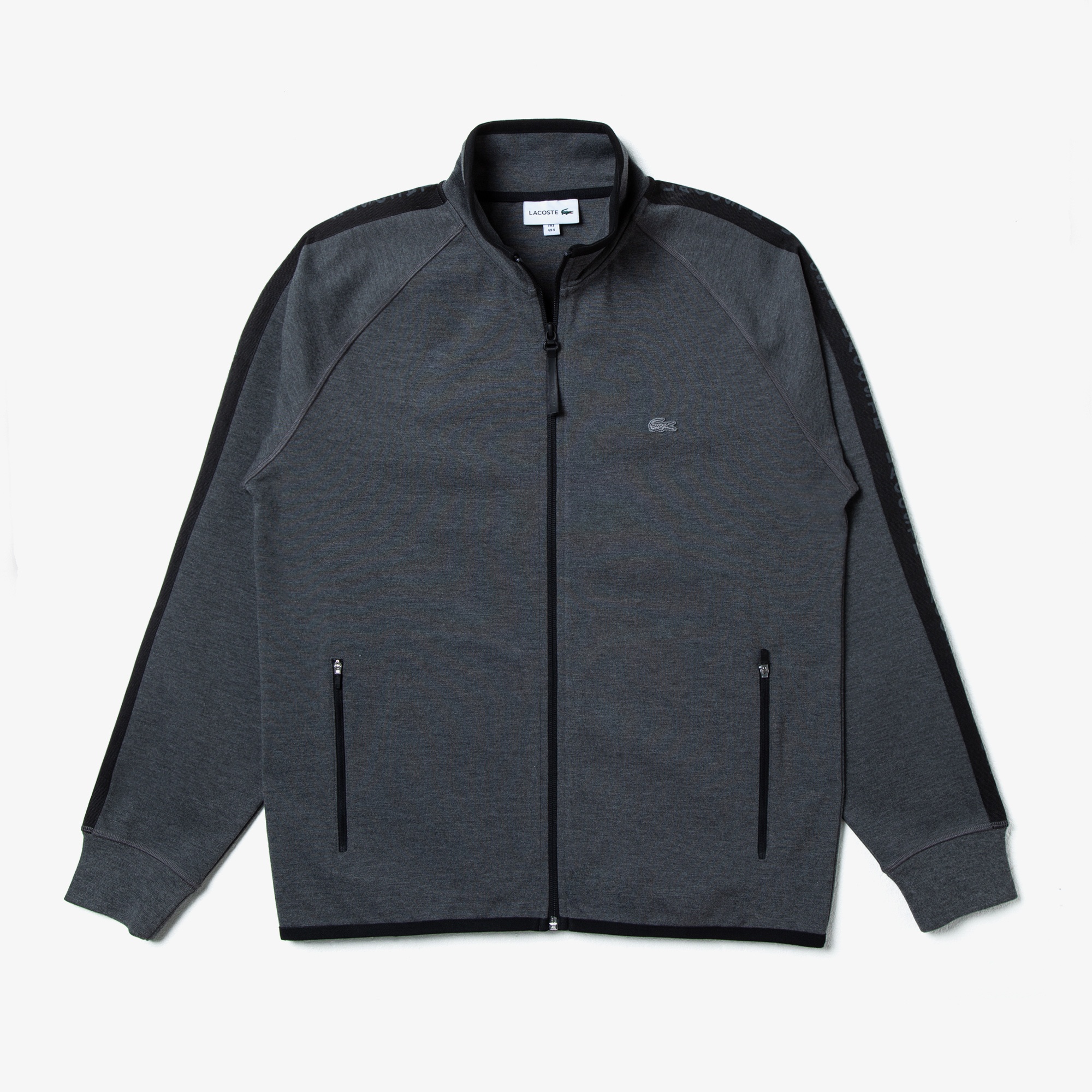 Lacoste Erkek Regular Fit Fermuarlı Gri Sweatshirt
