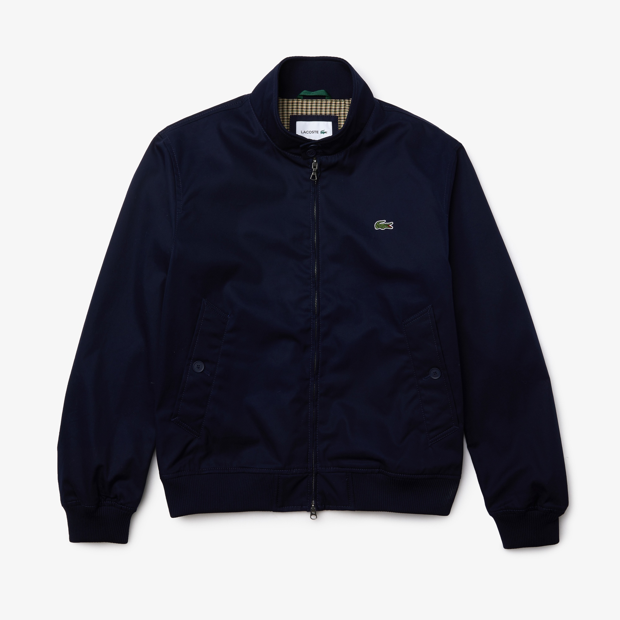 Lacoste Erkek Fermuarlı Lacivert Ceket