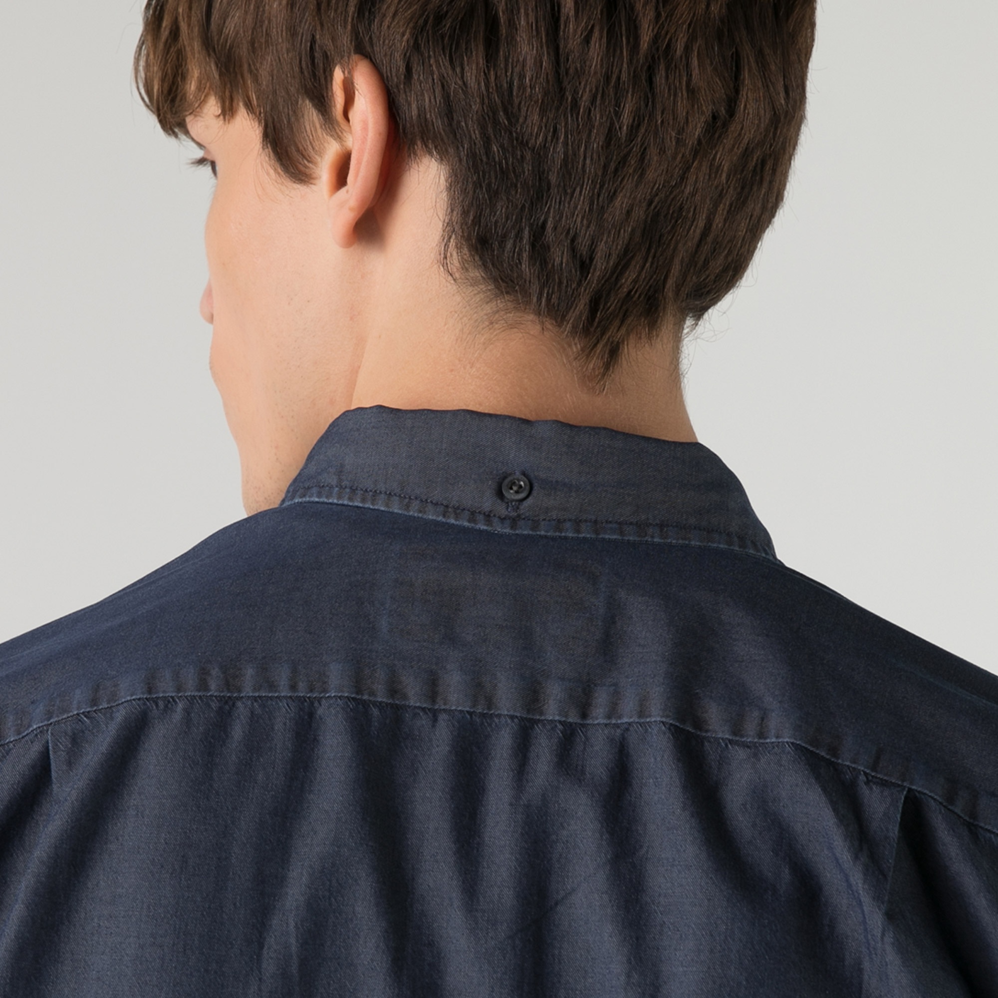 Lacoste Erkek Slim Fit İndigo Gömlek