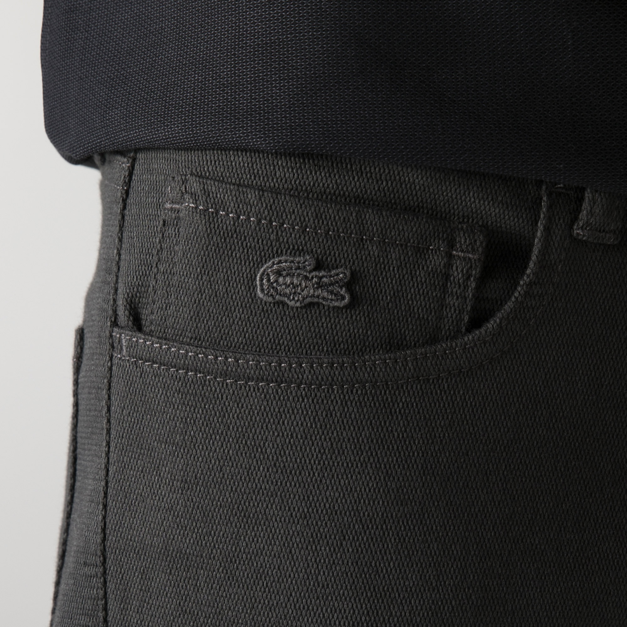 Lacoste Erkek Slim Fit Koyu Gri Pantolon