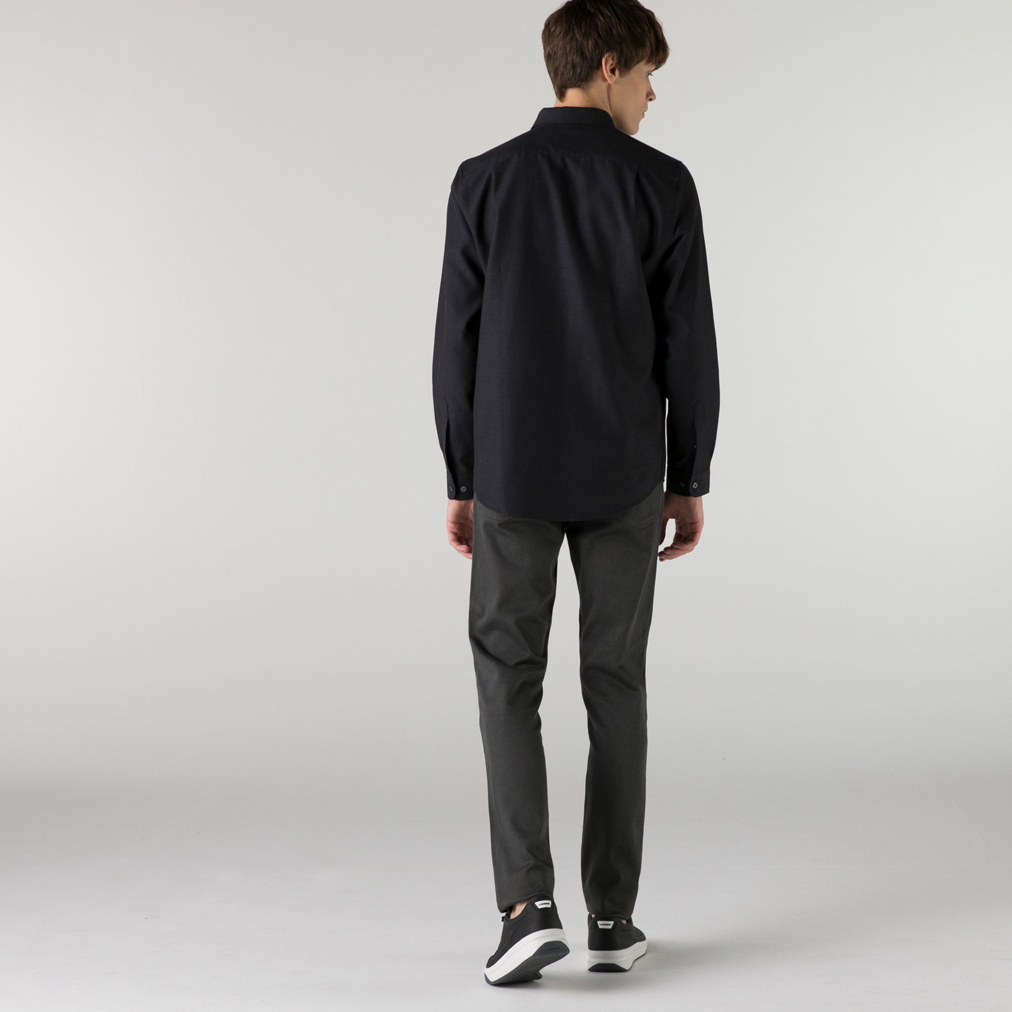 Lacoste Erkek Slim Fit Koyu Gri Pantolon