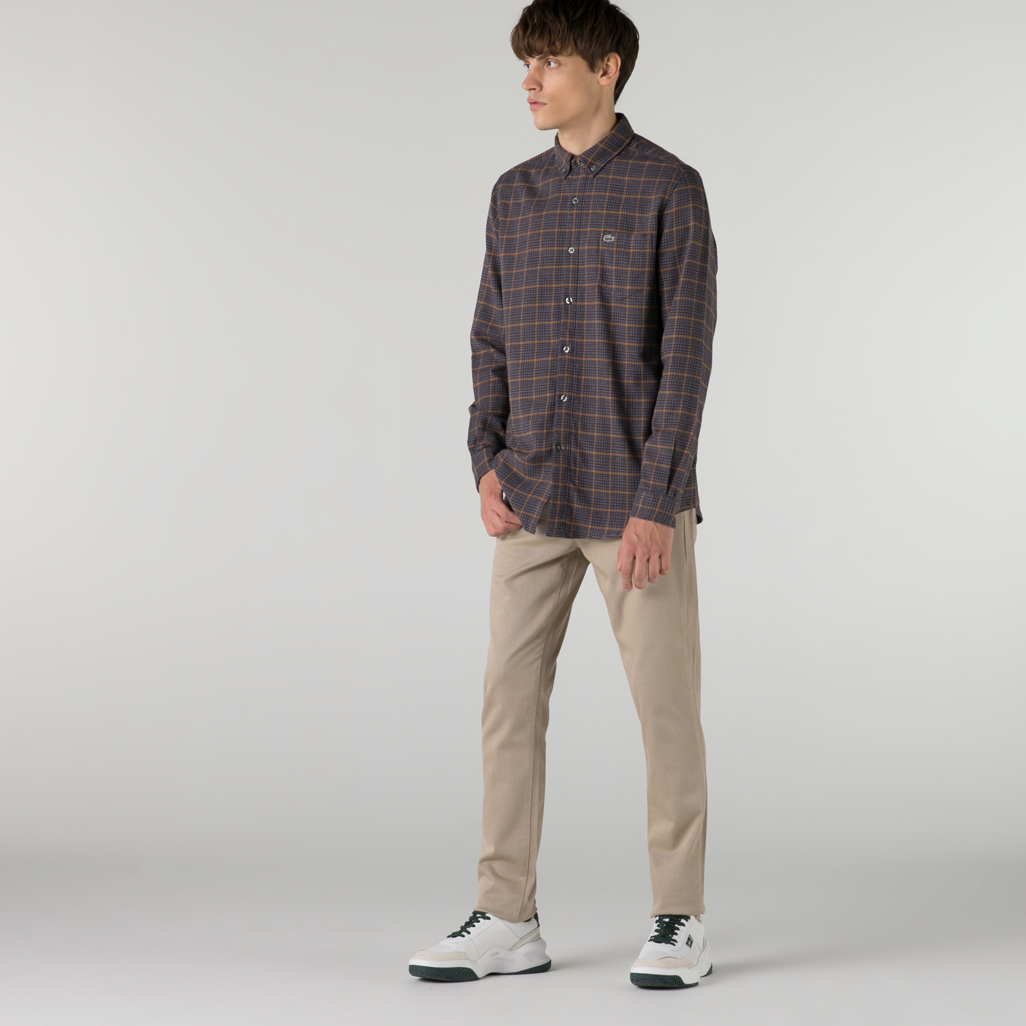 Lacoste Erkek Slim Fit Krem Pantolon