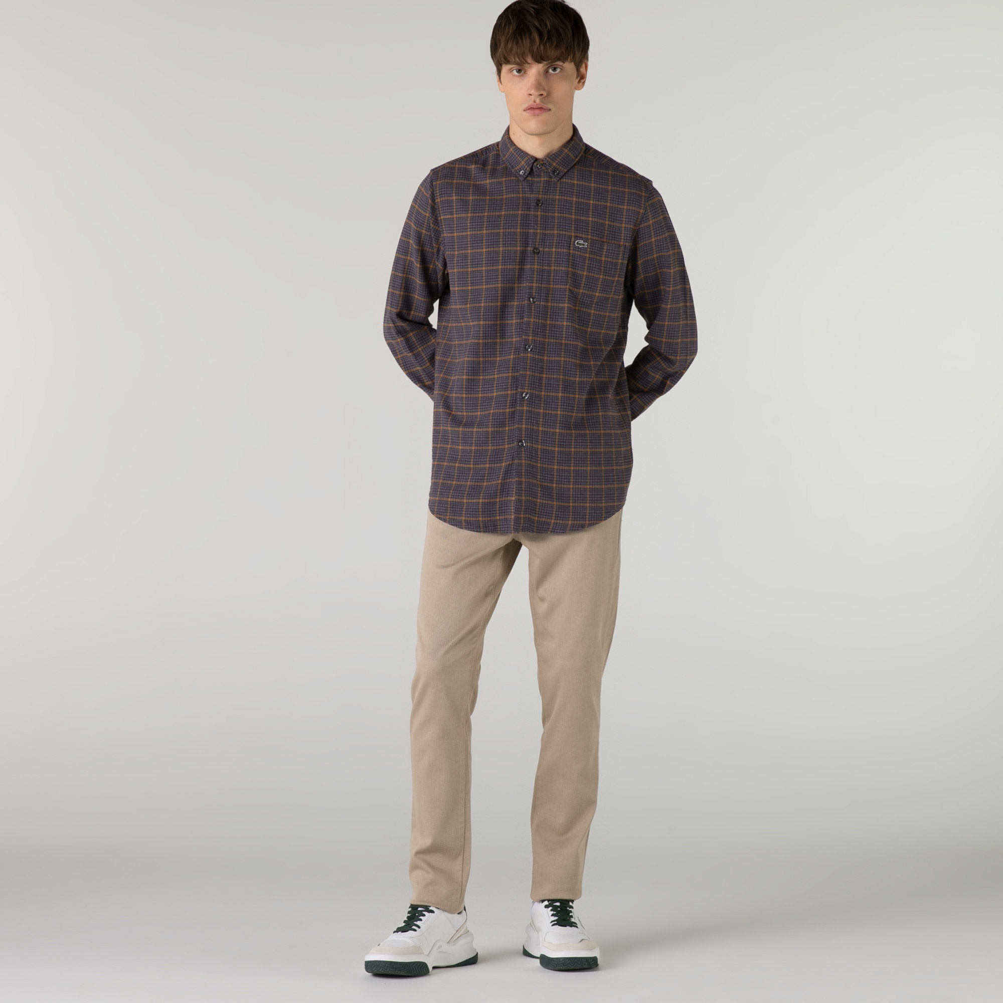 Lacoste Erkek Slim Fit Krem Pantolon