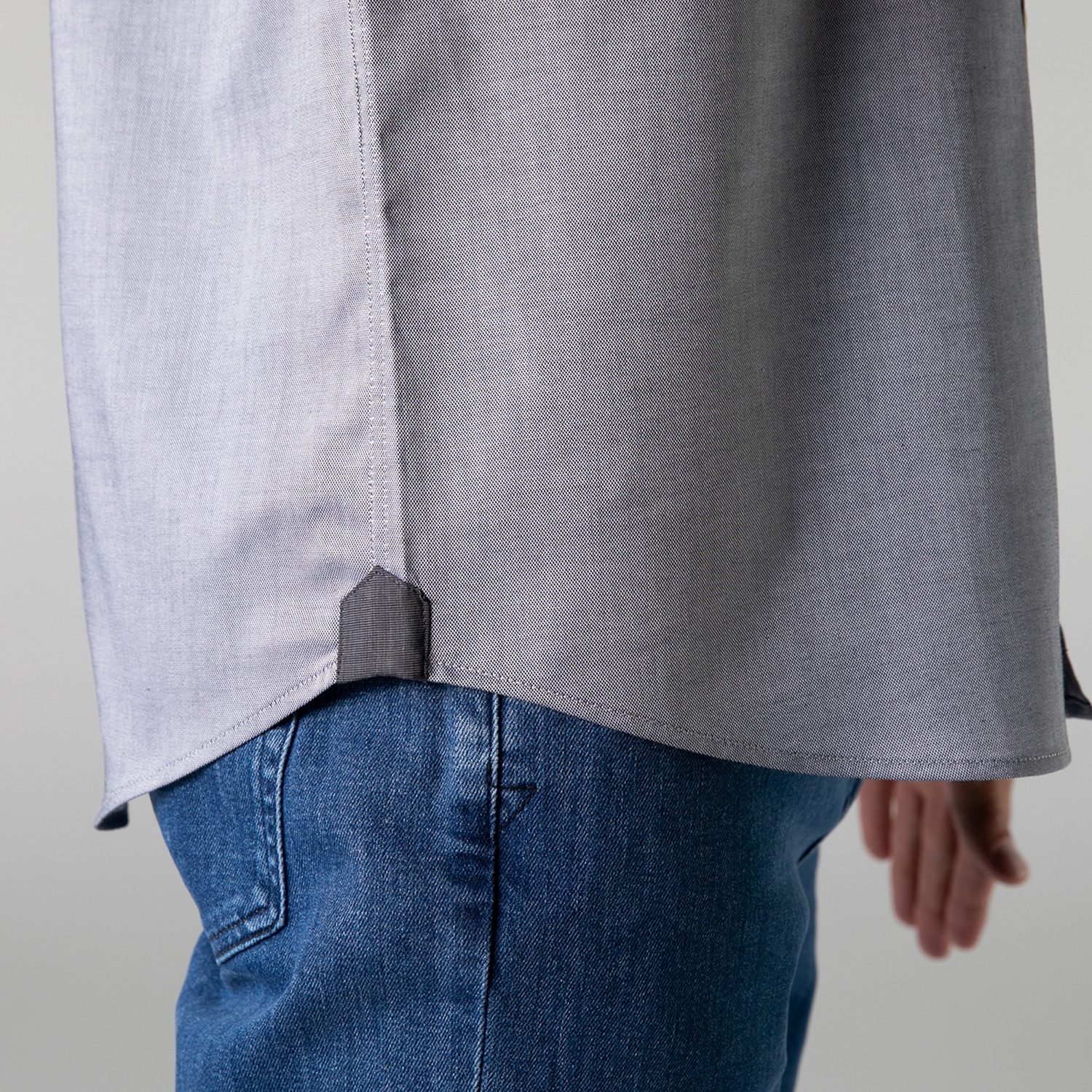 Lacoste Erkek Slim Fit Gri Gömlek