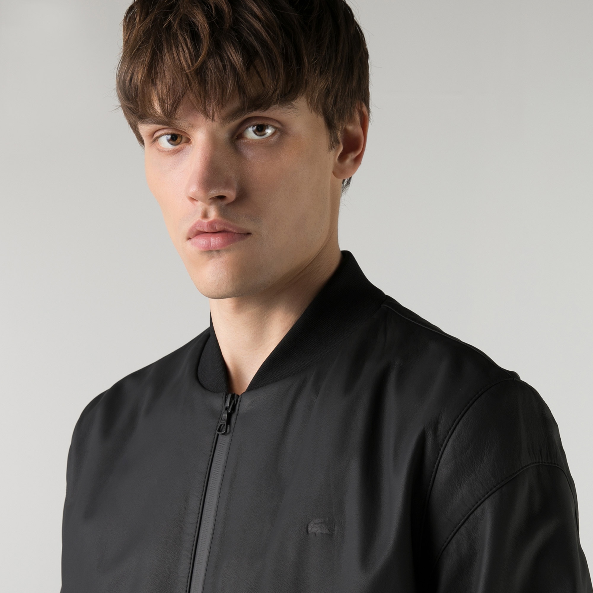 Lacoste Erkek Siyah Mont