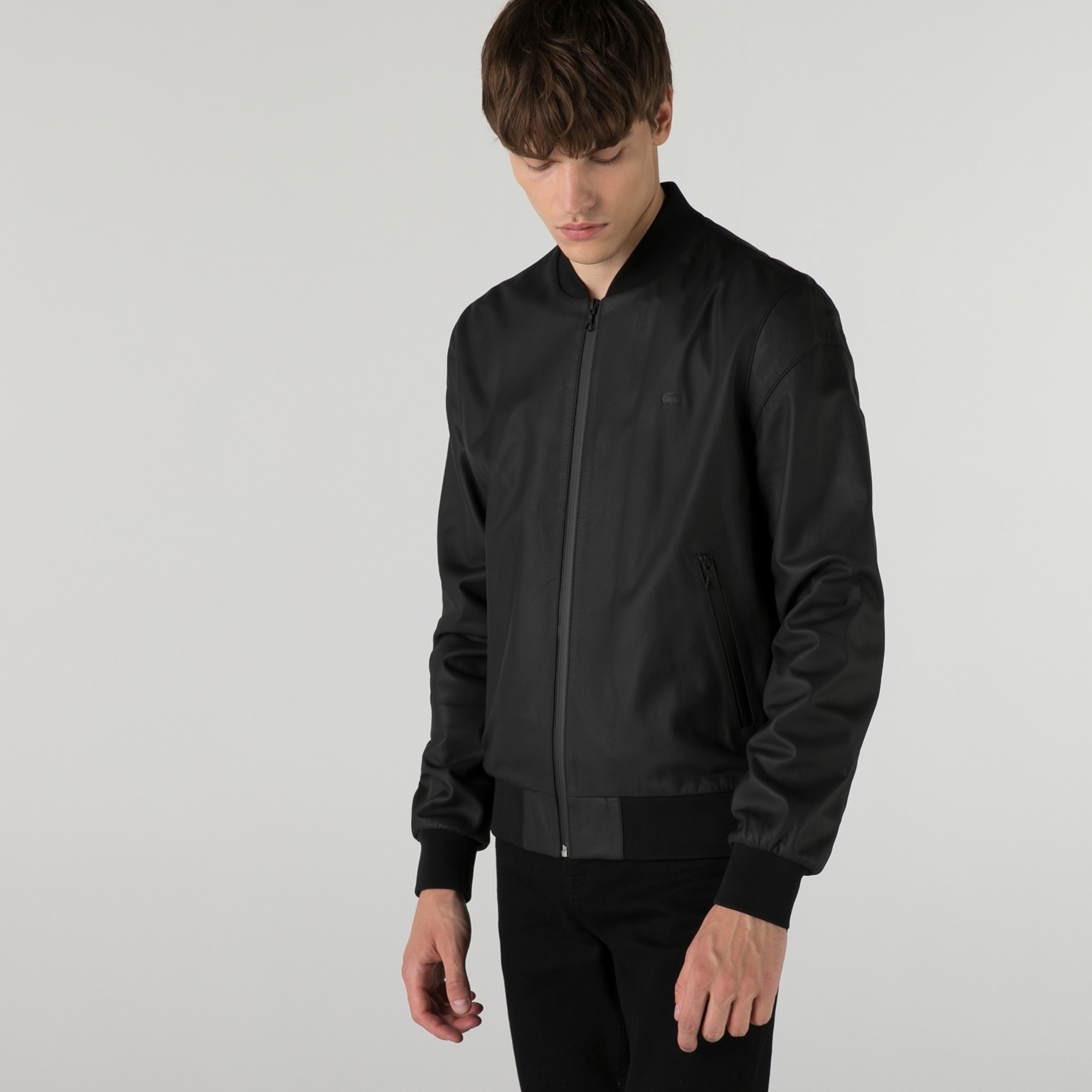 Lacoste Erkek Siyah Mont