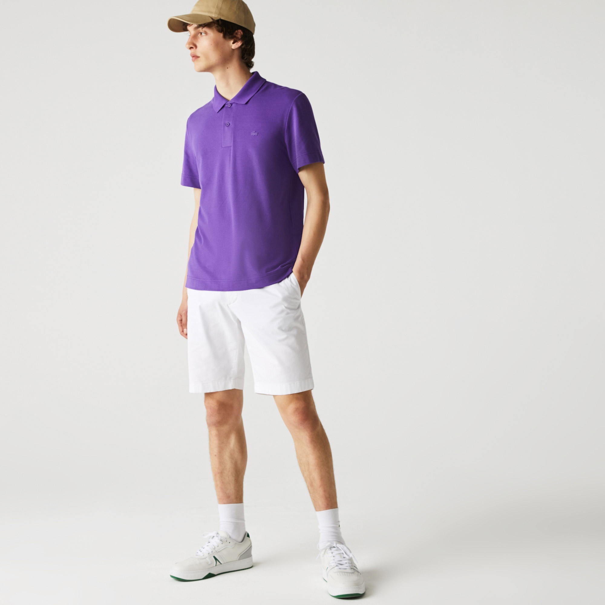 Lacoste Erkek Regular Fit Mor Movement Polo