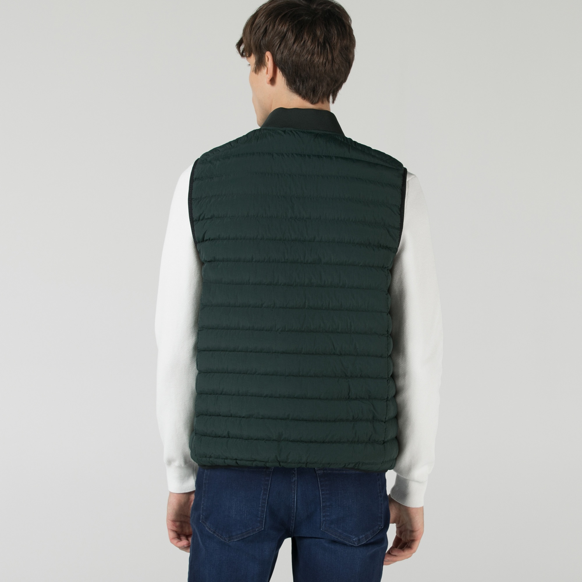 Lacoste Erkek Kapitone Yeşil Yelek