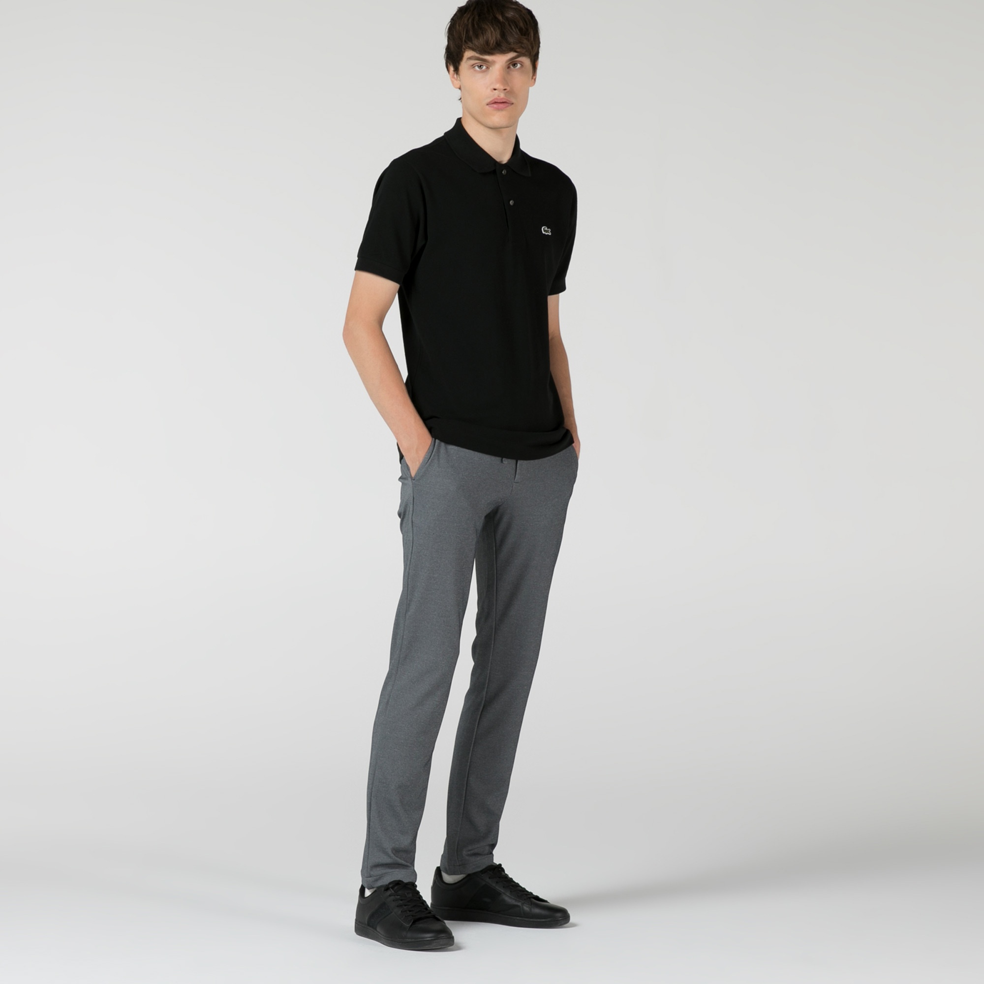Lacoste Erkek Slim Fit Gri Pantolon