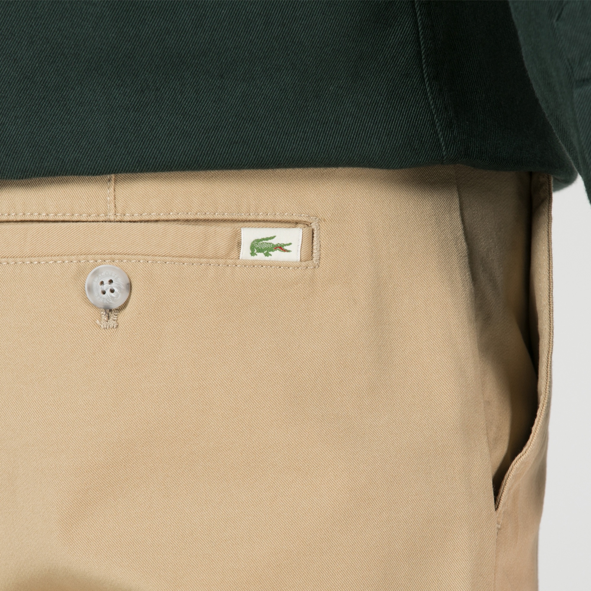 Lacoste Erkek Slim Fit Bej Pantolon