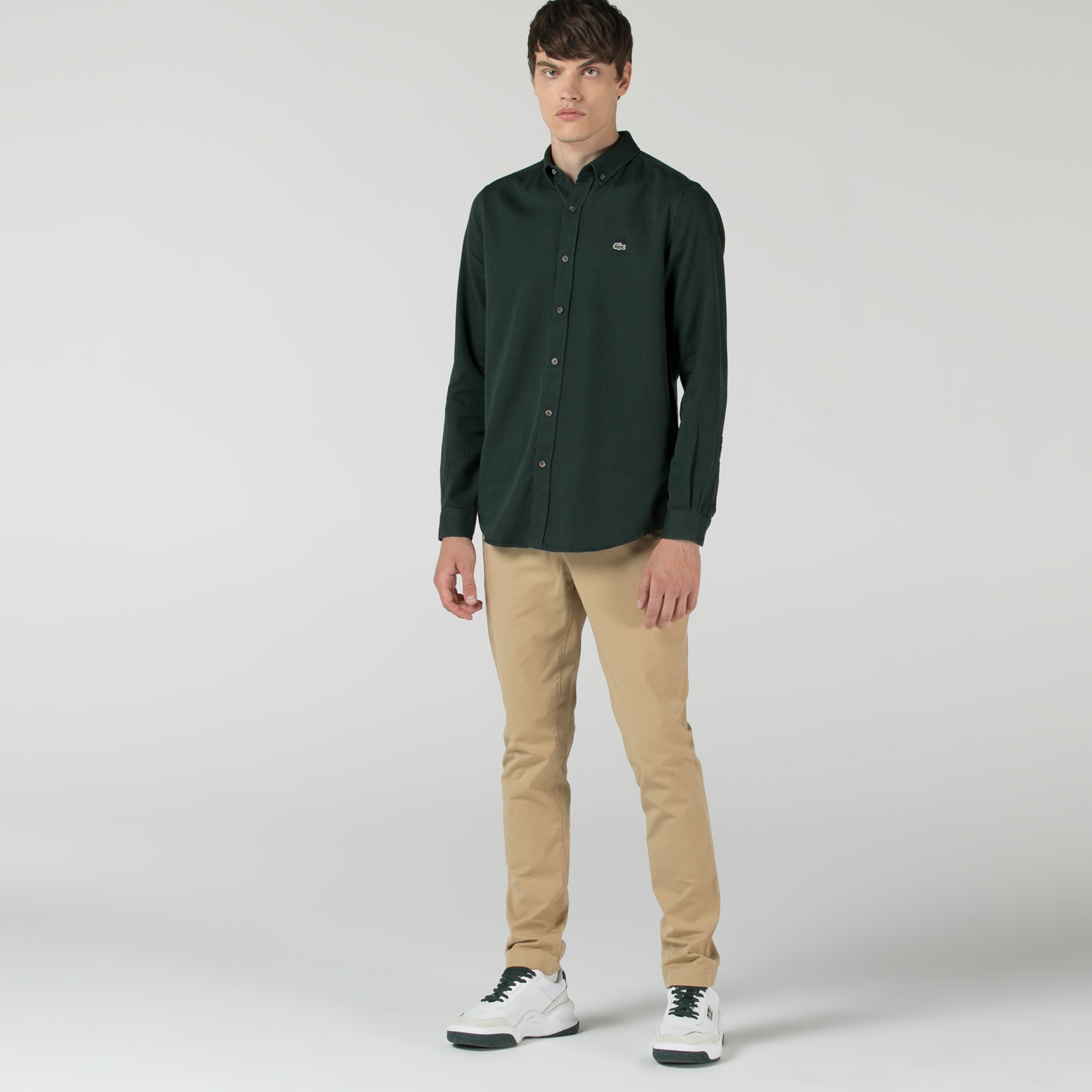 Lacoste Erkek Slim Fit Bej Pantolon