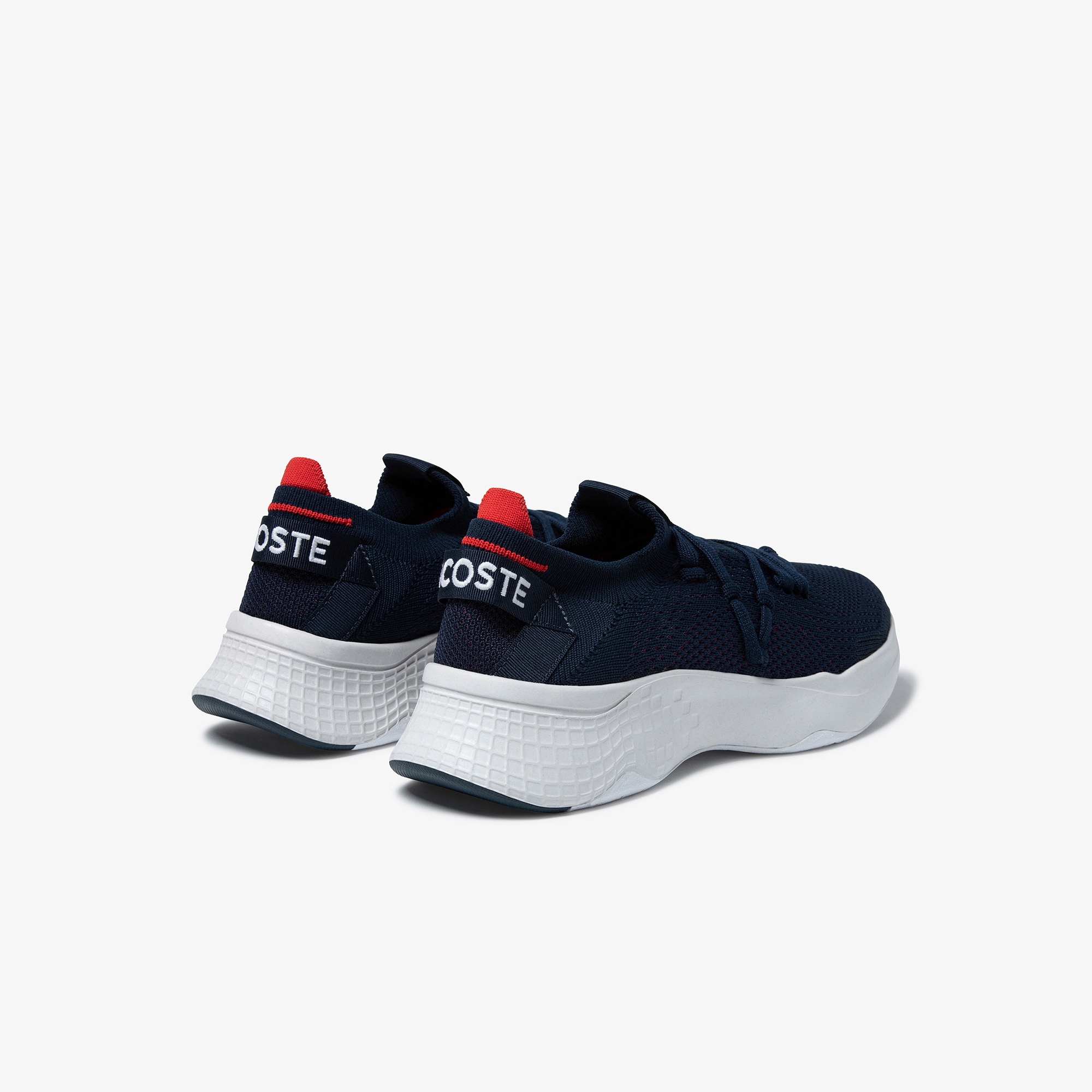 Lacoste Court-Drive Knit 0121 2 Sma Erkek Lacivert - Beyaz Sneaker