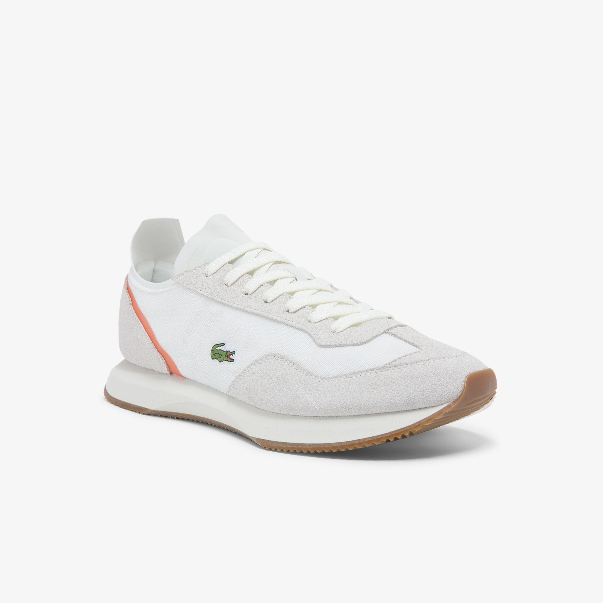 Lacoste Match Break 0121 1 Sma Erkek Beyaz - Kahverengi Sneaker