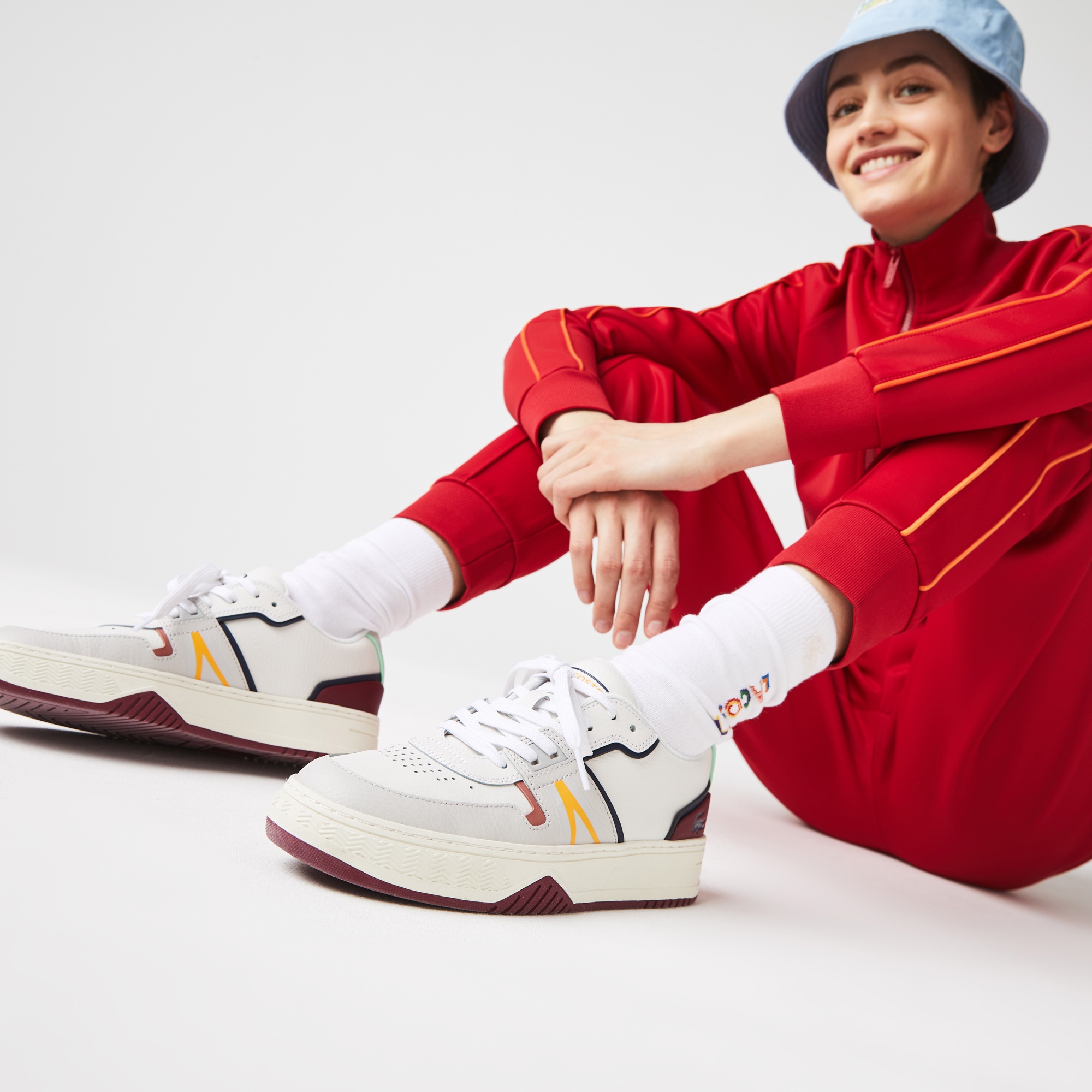 Lacoste L001 Kadın Bej Sneaker