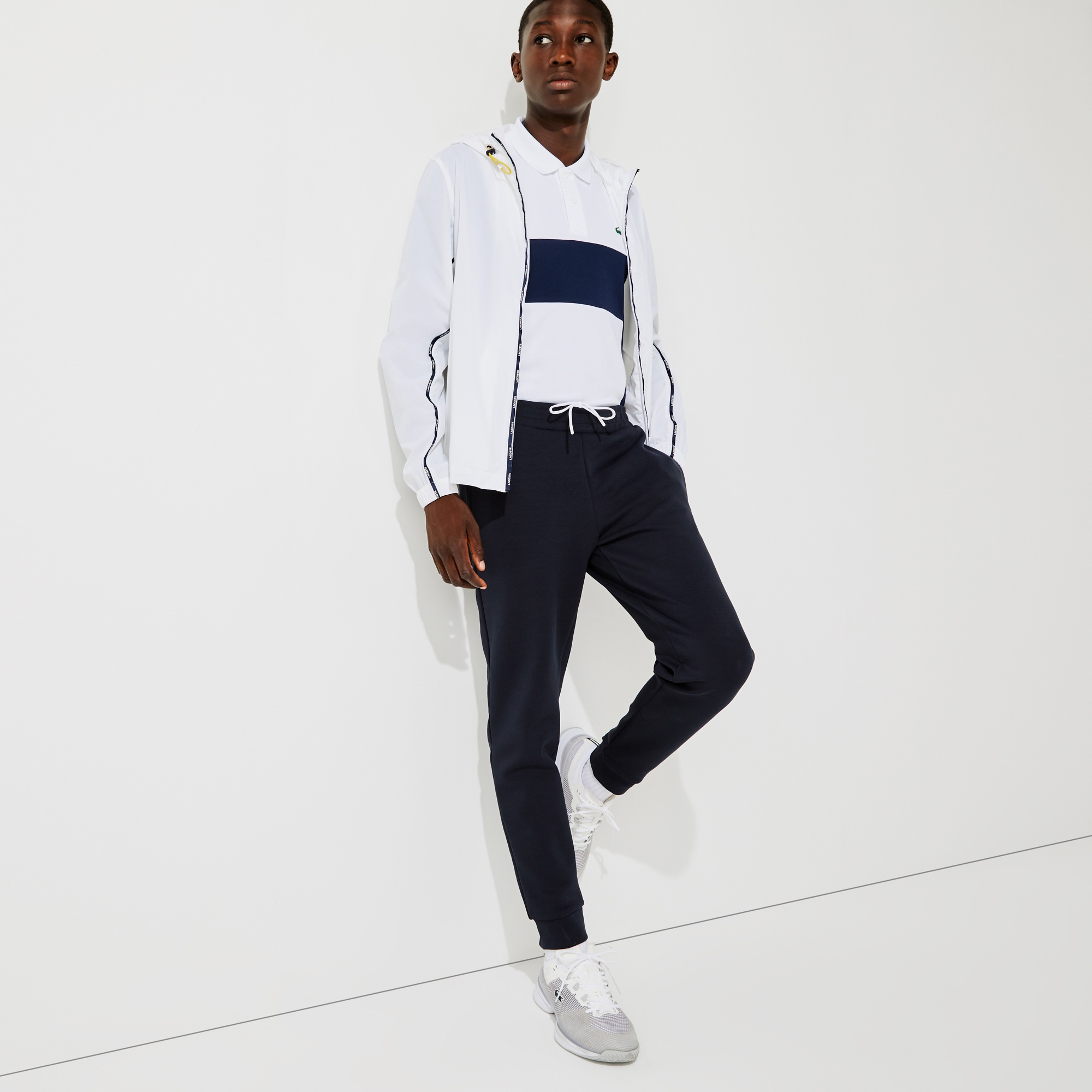 Lacoste SPORT Erkek Tapered Fit Siyah Eşofman Altı