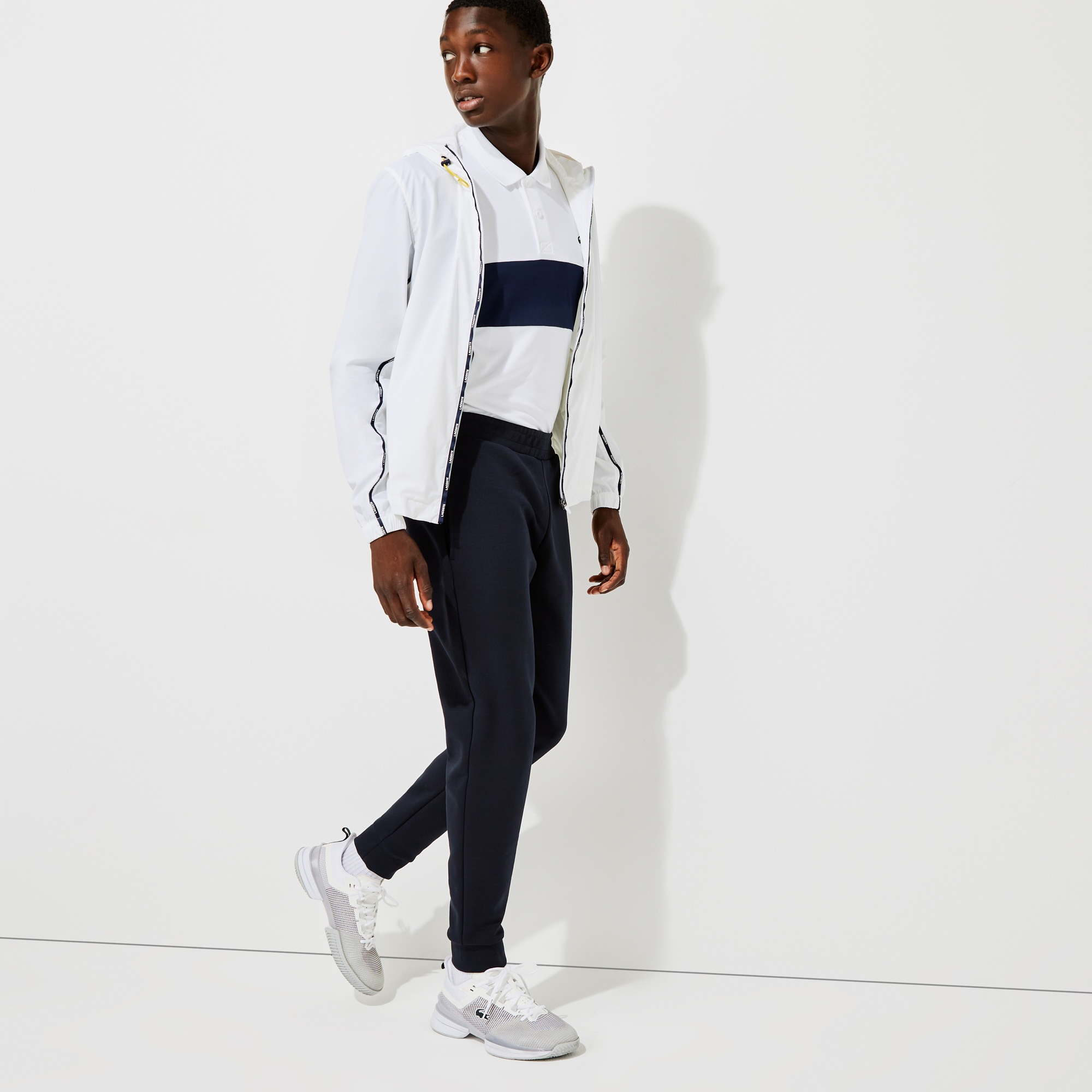 Lacoste SPORT Erkek Tapered Fit Siyah Eşofman Altı