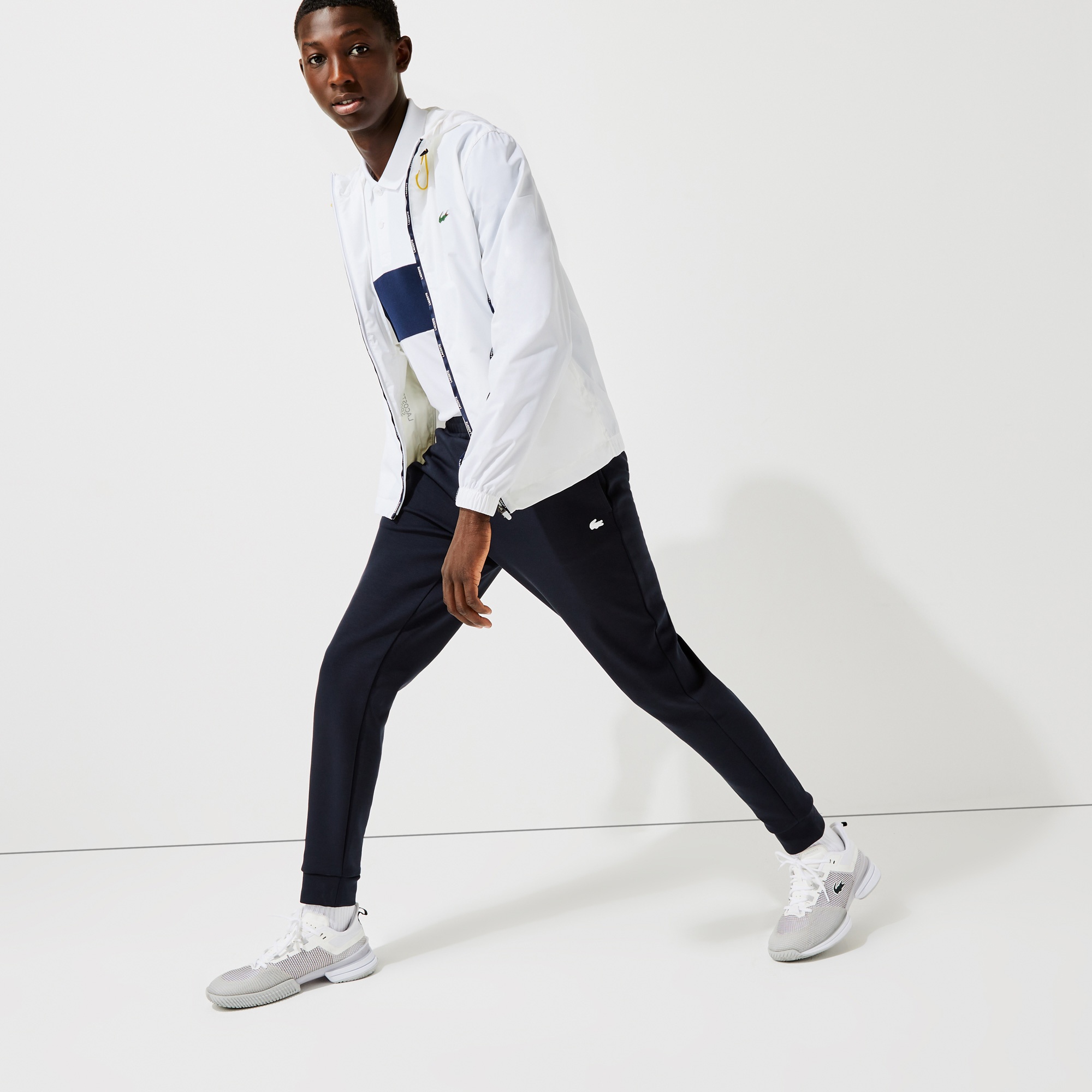 Lacoste SPORT Erkek Tapered Fit Siyah Eşofman Altı