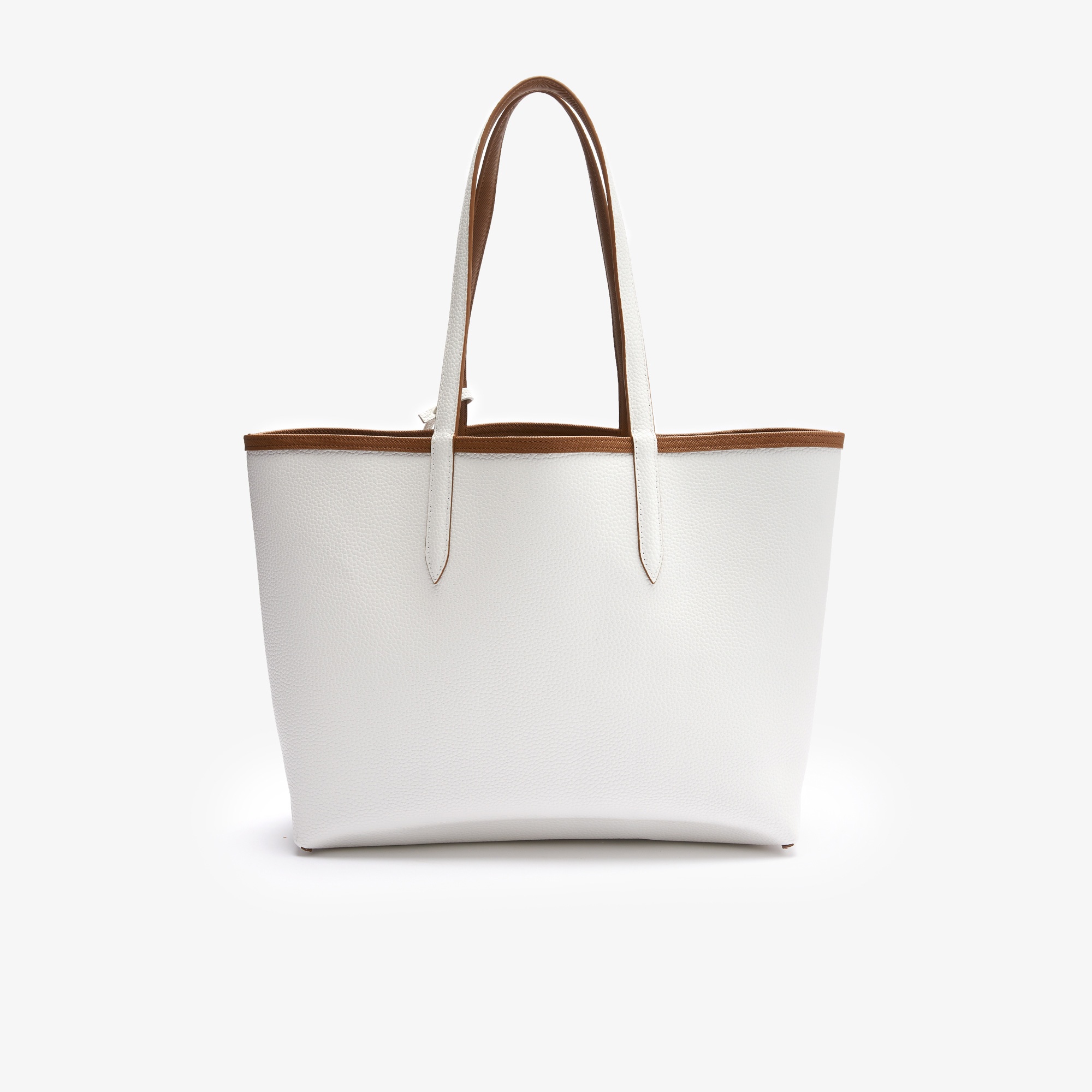 Lacoste Anna Kadın Beyaz - Kahverengi Çift Taraflı Çanta