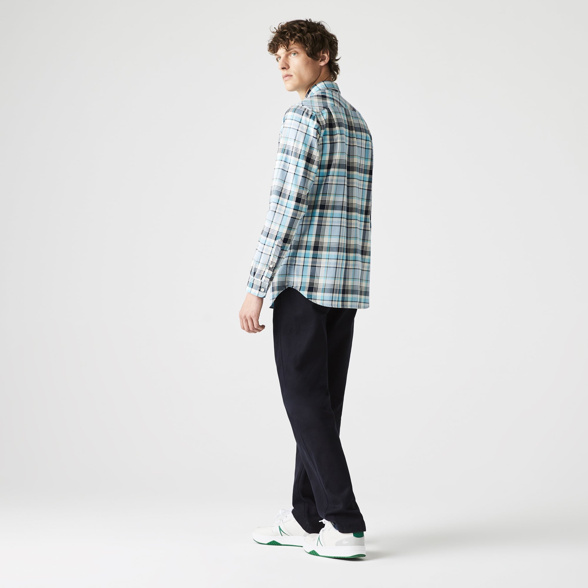 Lacoste Erkek Regular Fit Ekose Renkli Gömlek