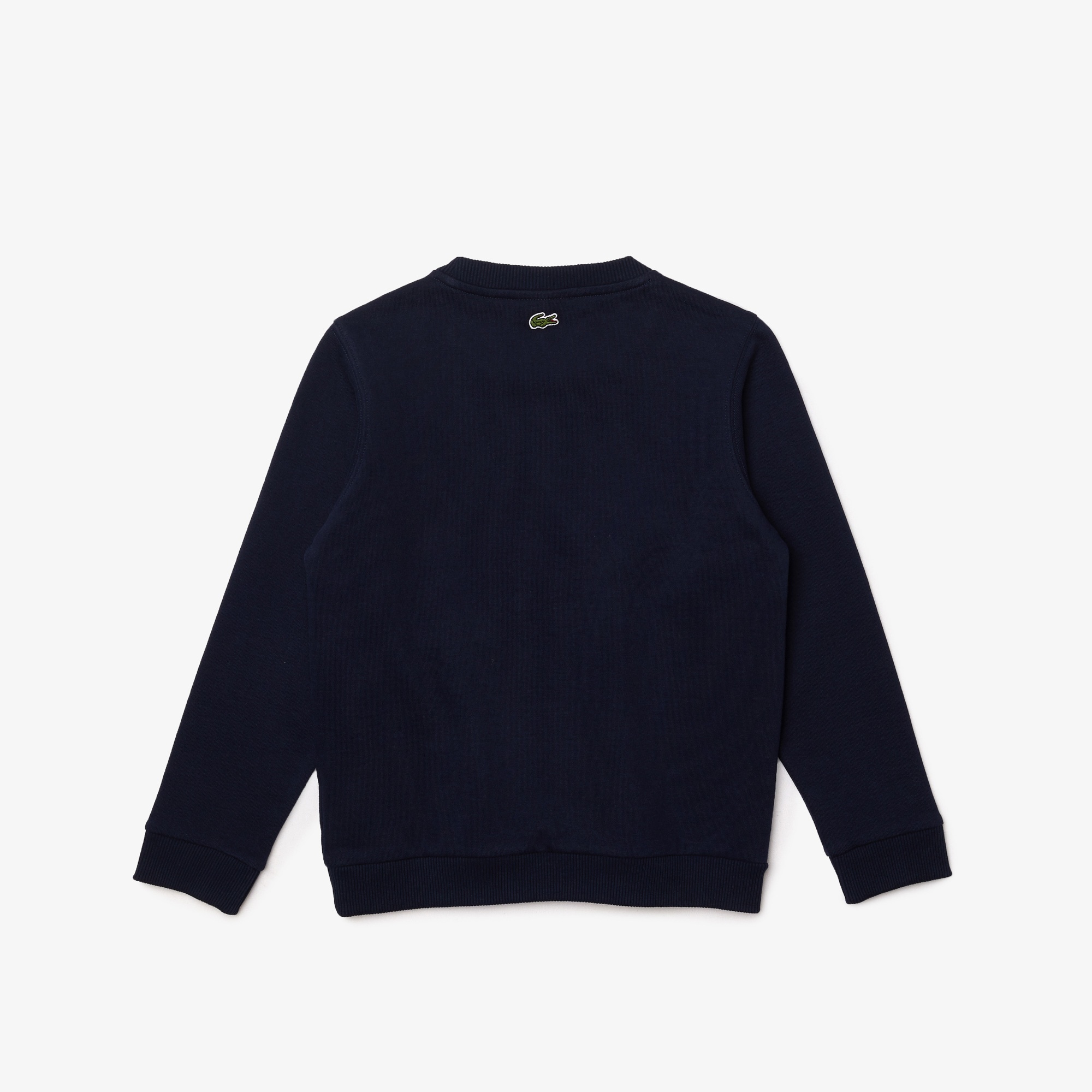 Lacoste Erkek Çocuk Bisiklet Yaka Baskılı Lacivert Sweatshirt