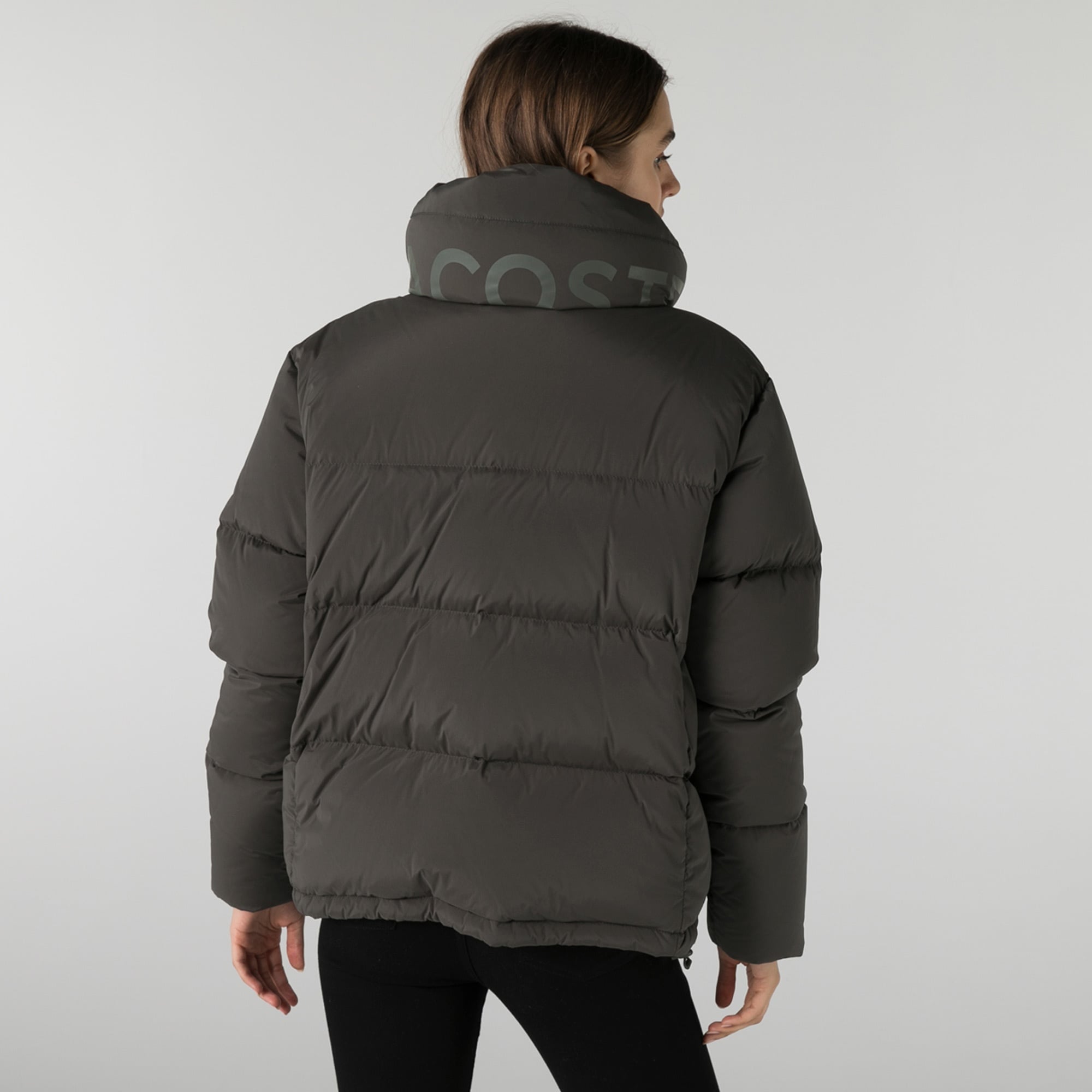 Lacoste Kadın Kapitone Haki Mont