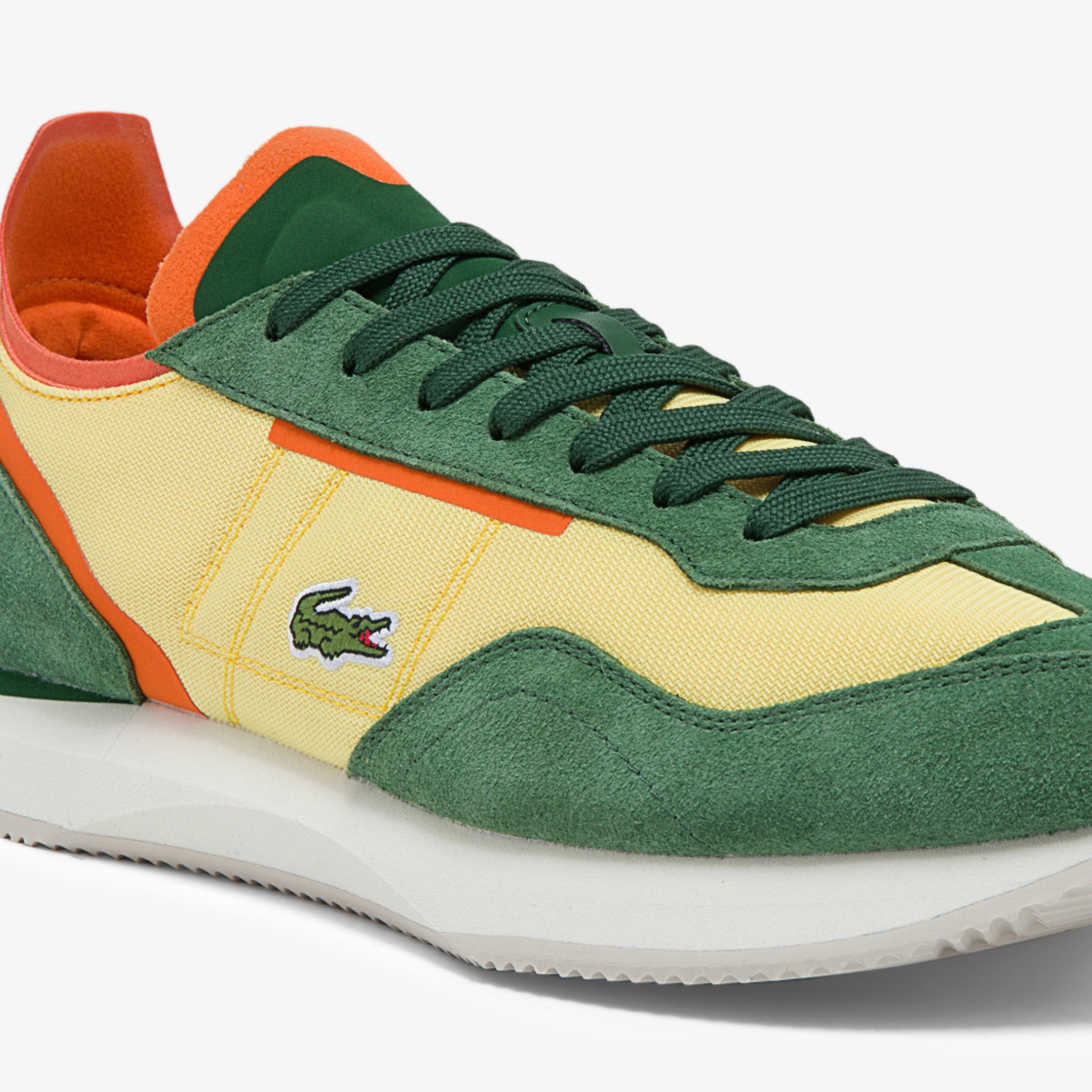 Lacoste Match Break 01213 Qsp Sma Erkek Sarı - Yeşil Sneaker