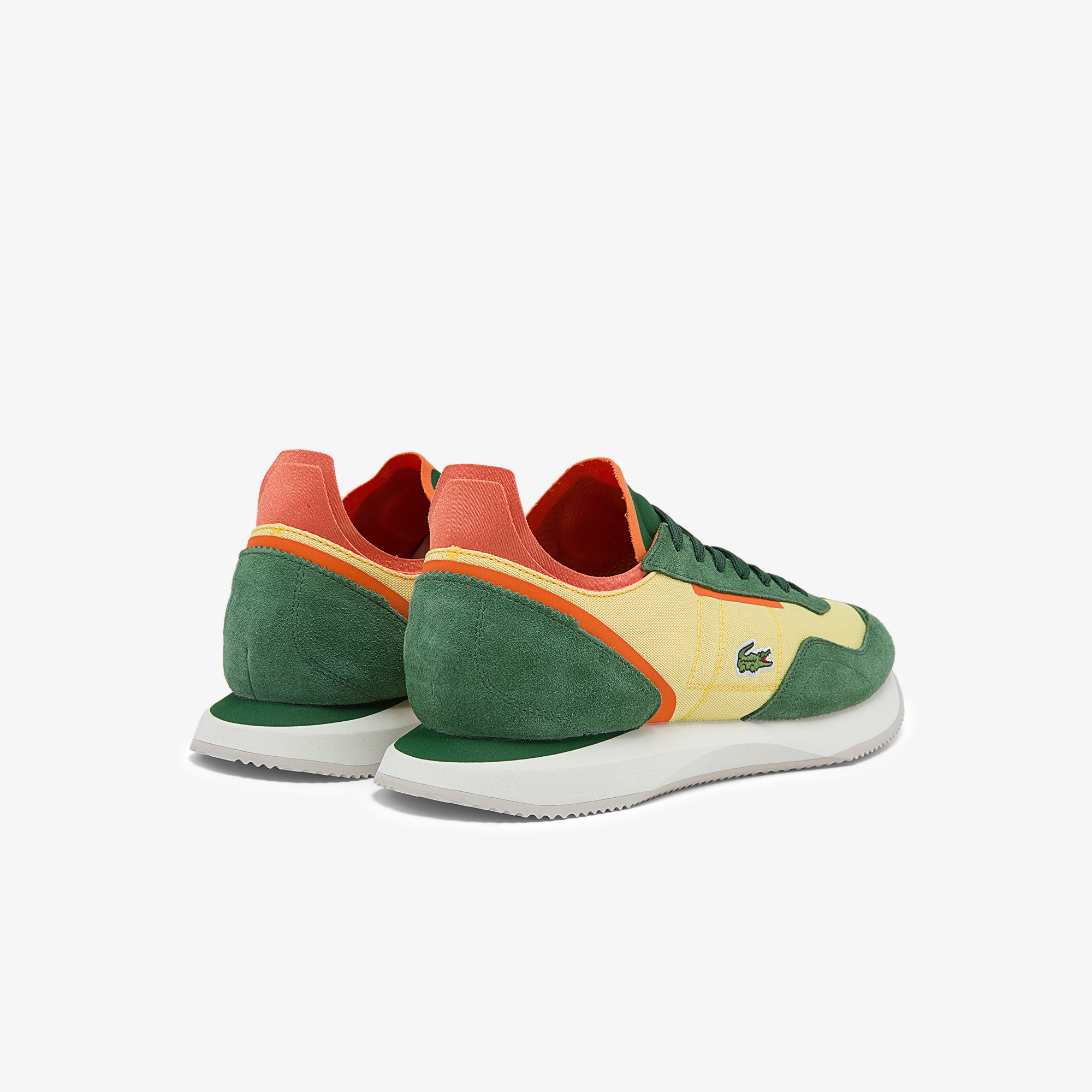 Lacoste Match Break 01213 Qsp Sma Erkek Sarı - Yeşil Sneaker