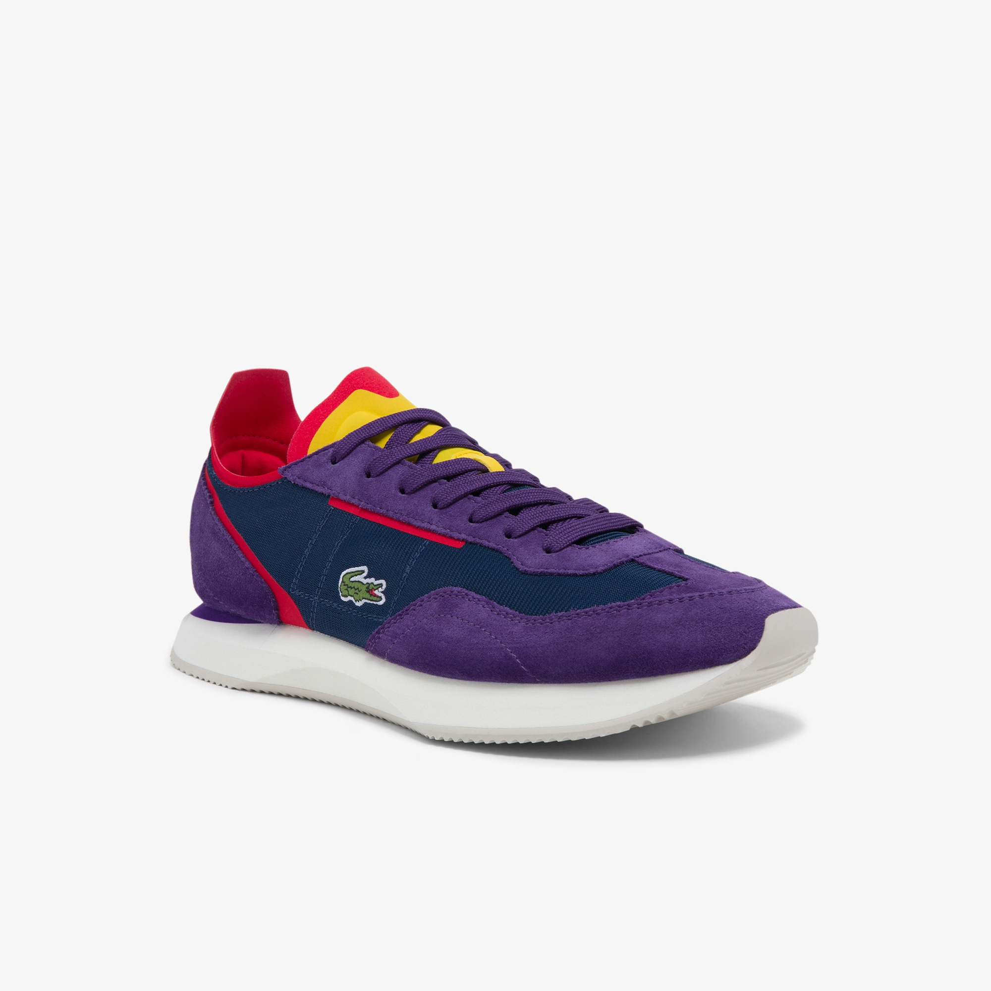 Lacoste Match Break 0121 4 Sma Erkek Lacivert - Mor Sneaker