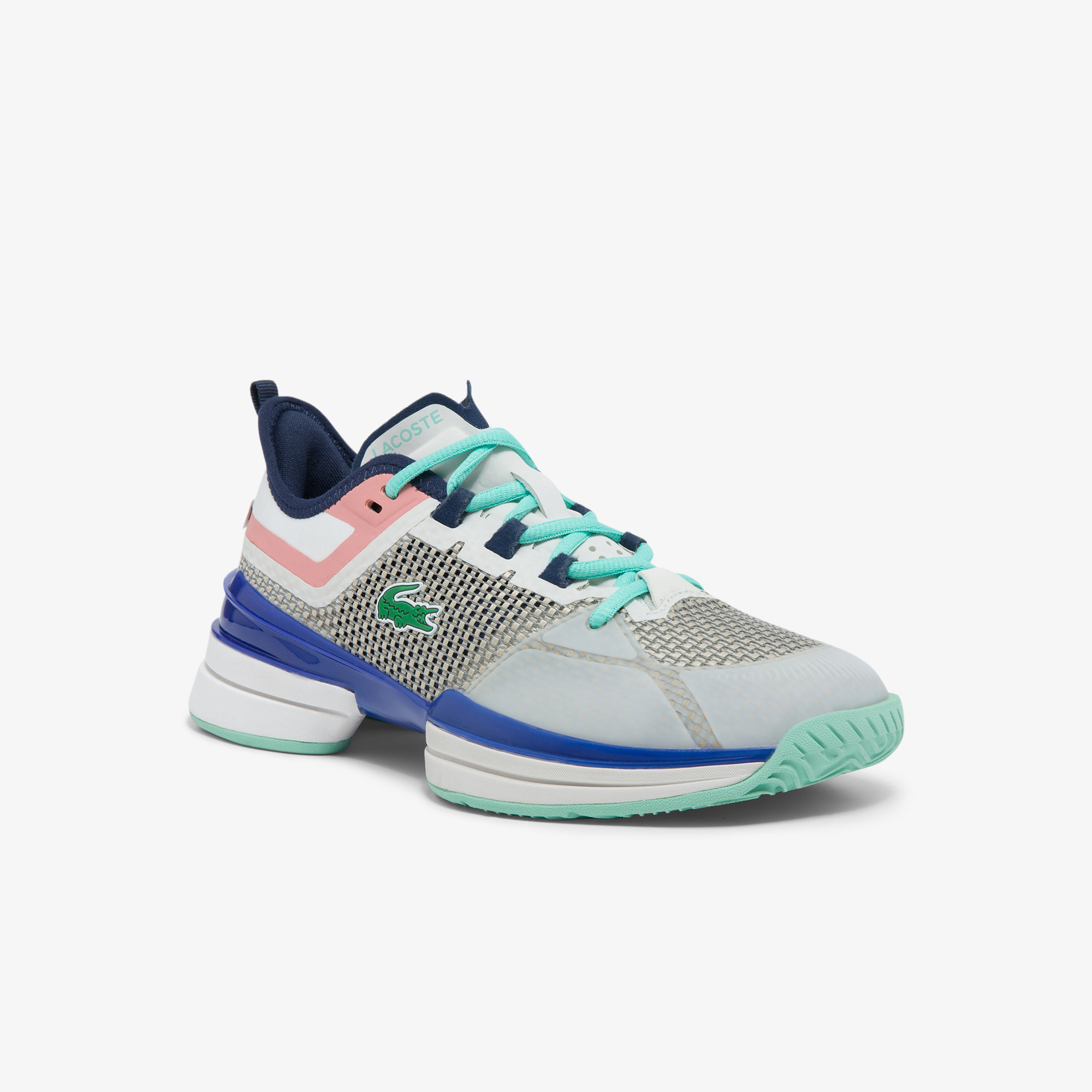 Lacoste Ag-Lt 21 Ultra 0121 1 Sfa Kadın Beyaz - Mavi Sneaker