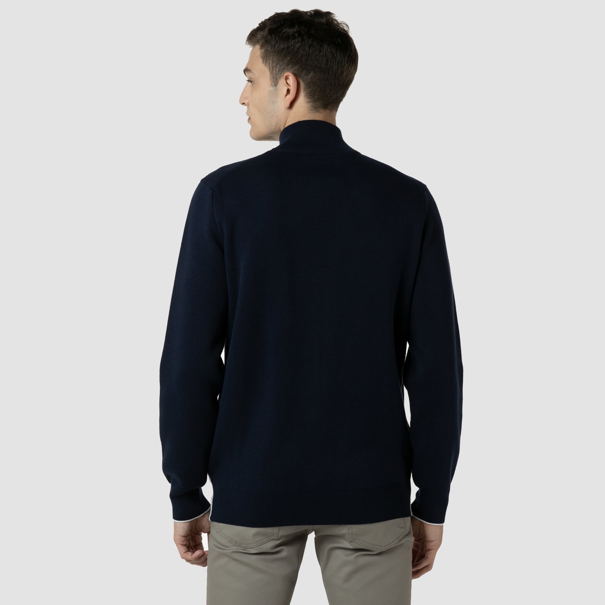 Lacoste Erkek Fermuarlı Lacivert Hırka