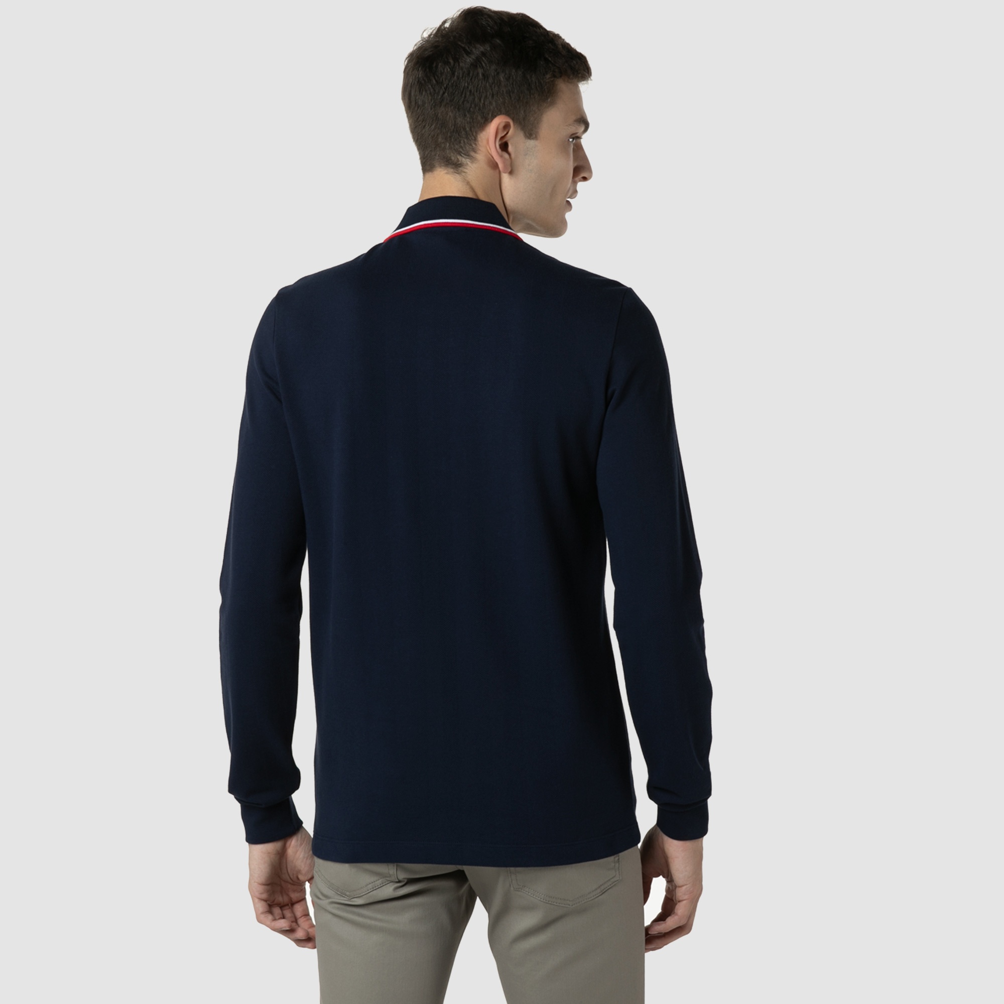 Lacoste Erkek Regular Fit Uzun Kollu Lacivert Polo